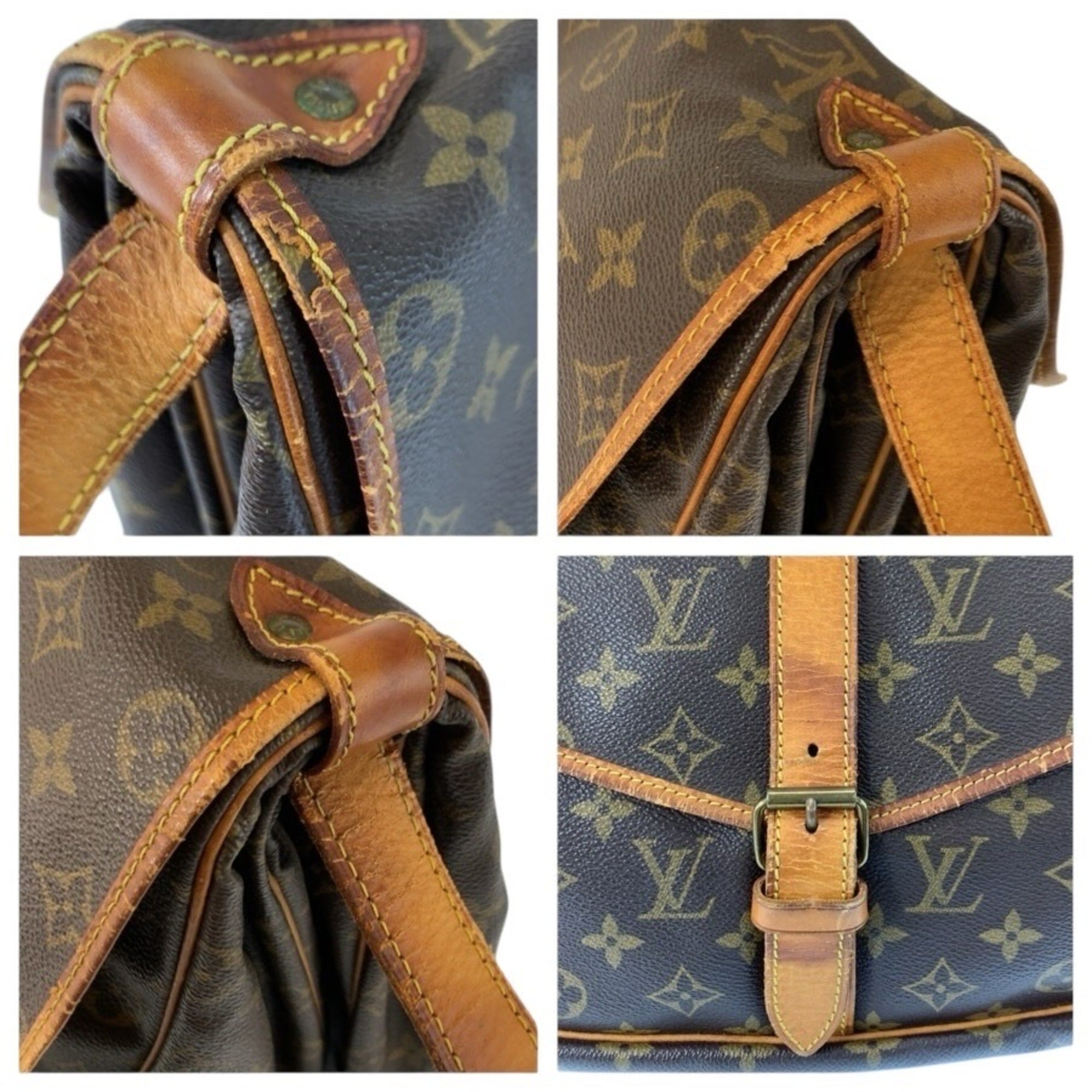 Louis Vuitton Brown Monogram Monogram Messenger Bag Shoulder Bag (Pre-Owned)