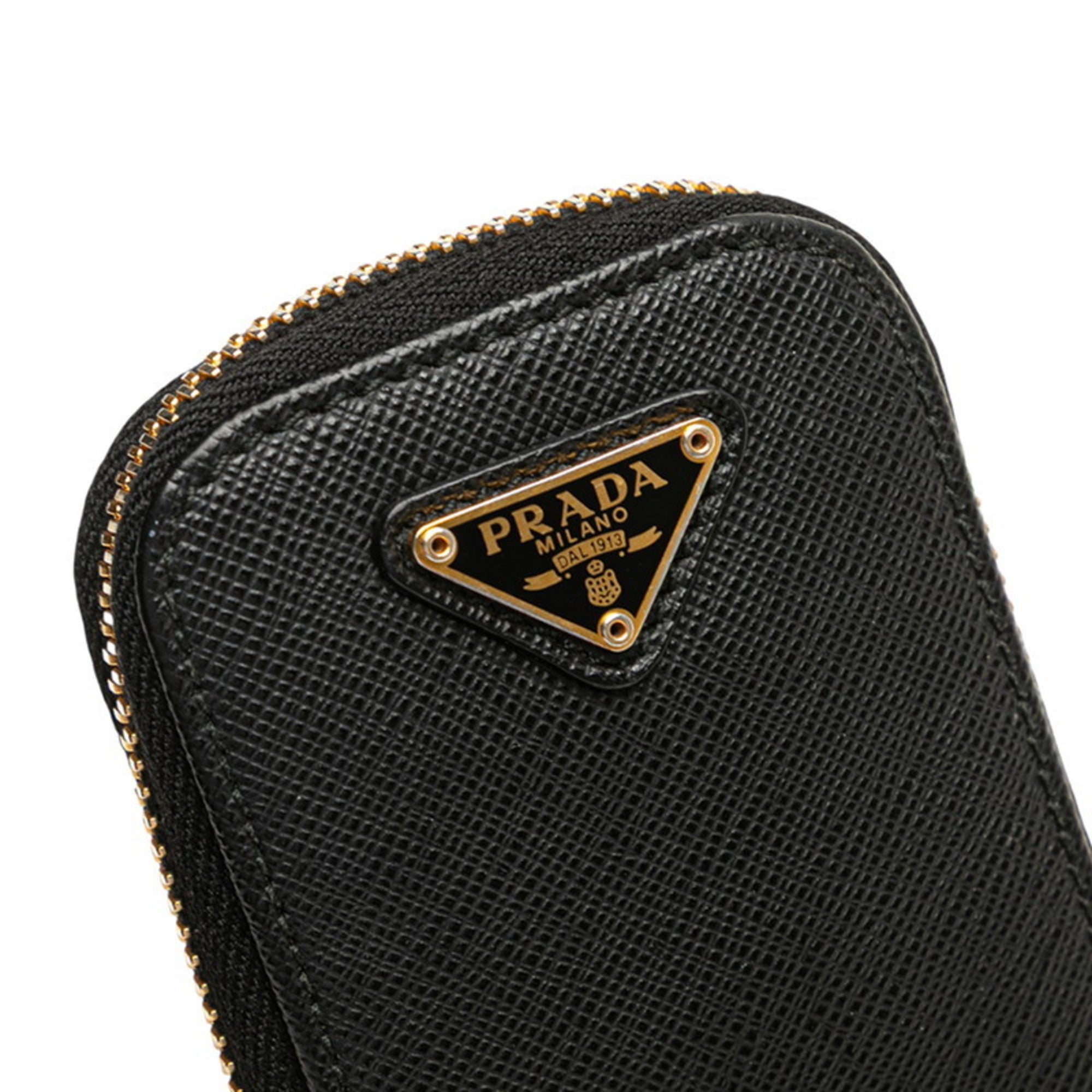 Prada Black Leather Shoulder Bag (Pre-Owned)