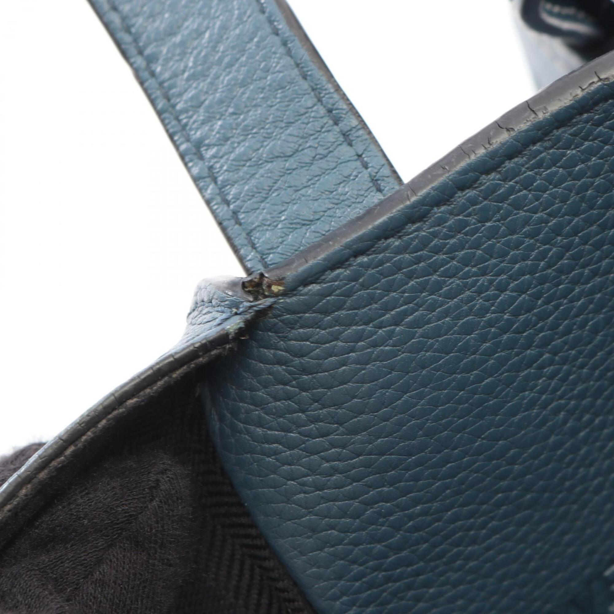 Loewe Blue Leather Handbag (Pre-Owned)