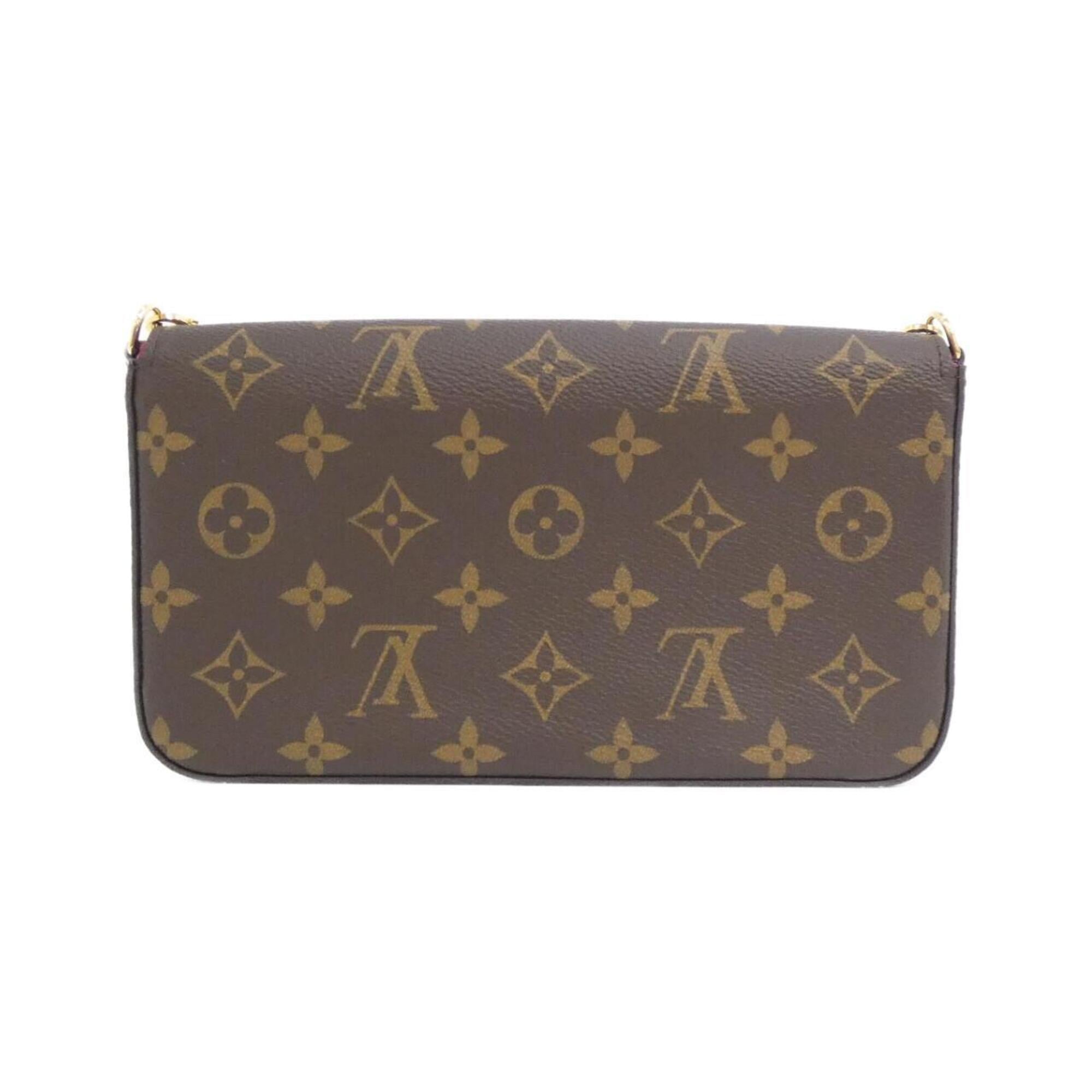 Louis Vuitton Marron Coated Canvas Shoulder Bag (Pre-Owned)