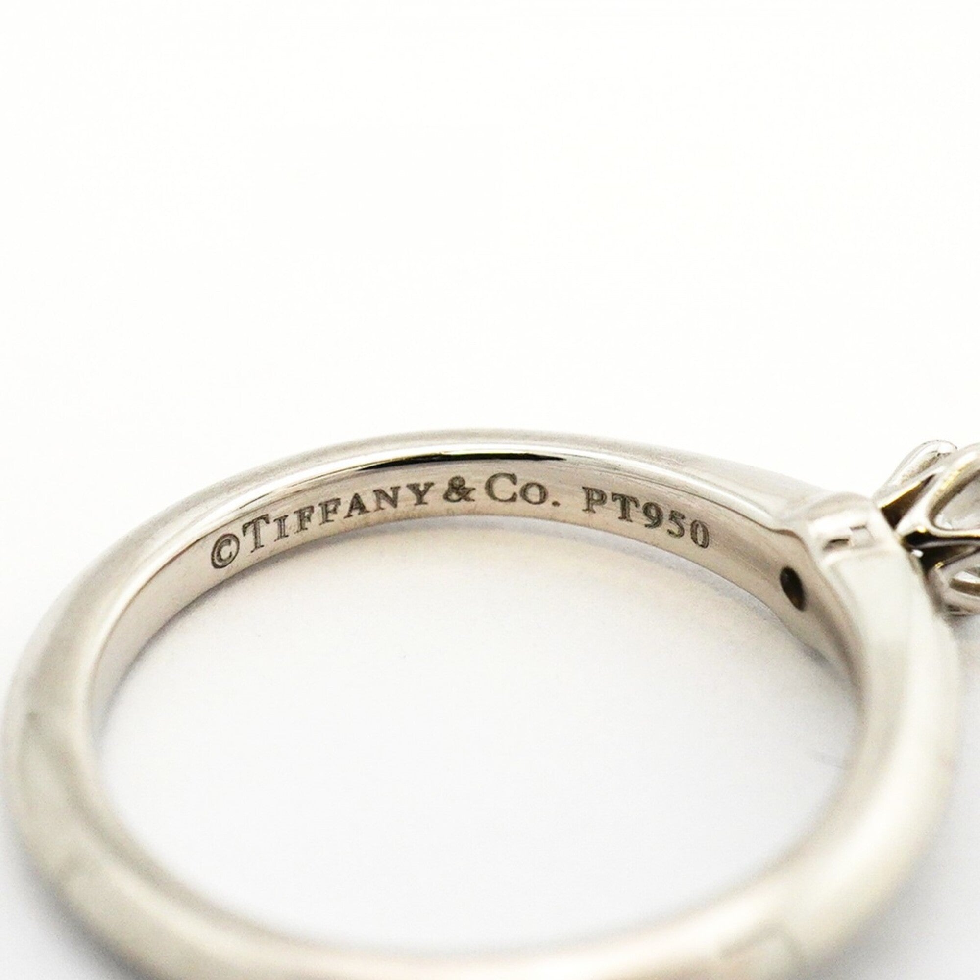 Tiffany Platinum 950 Band Ring (Pre-Owned)