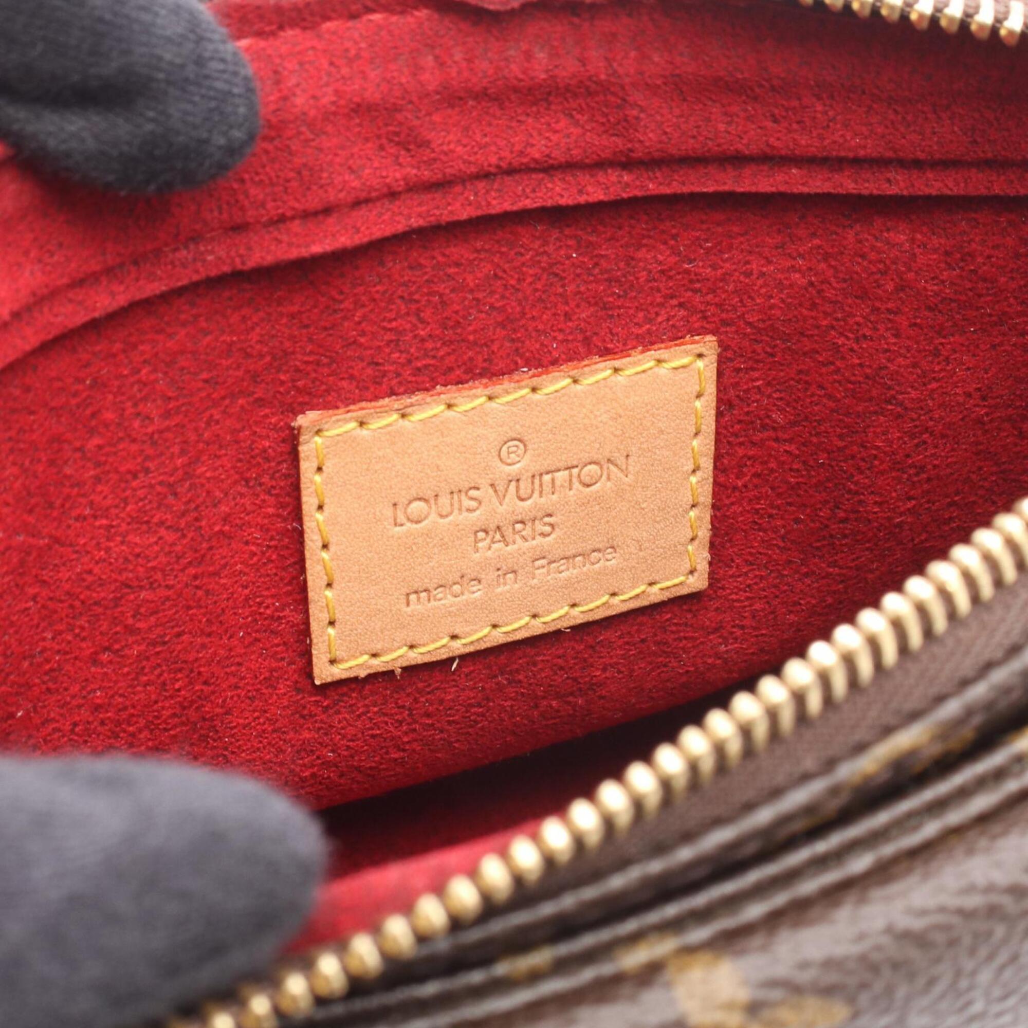 Louis Vuitton Brown Monogram Coated Canvas Handbag Shoulder Bag (Pre-Owned)