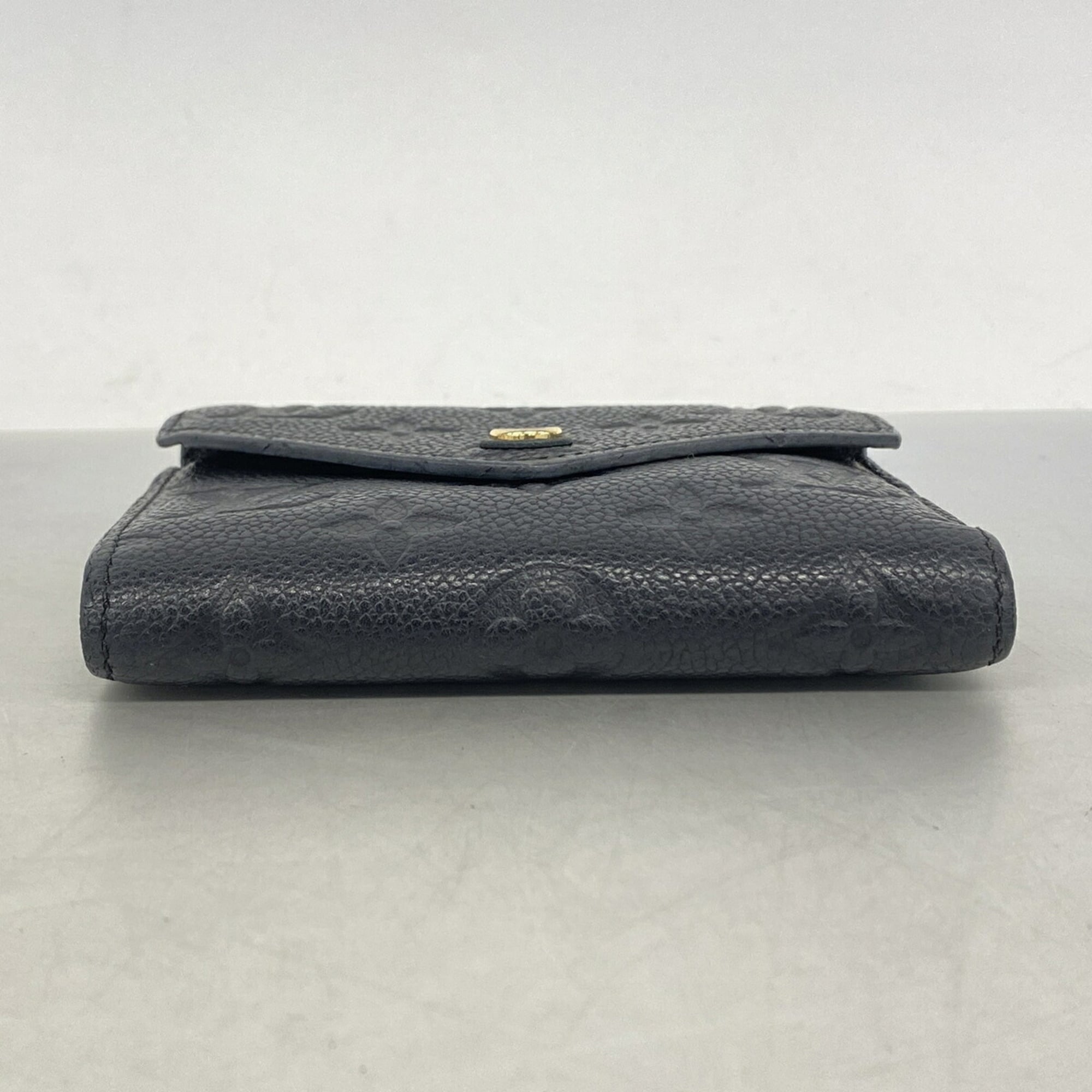 Louis Vuitton Noir Wallet (Tri-Fold) (Pre-Owned)