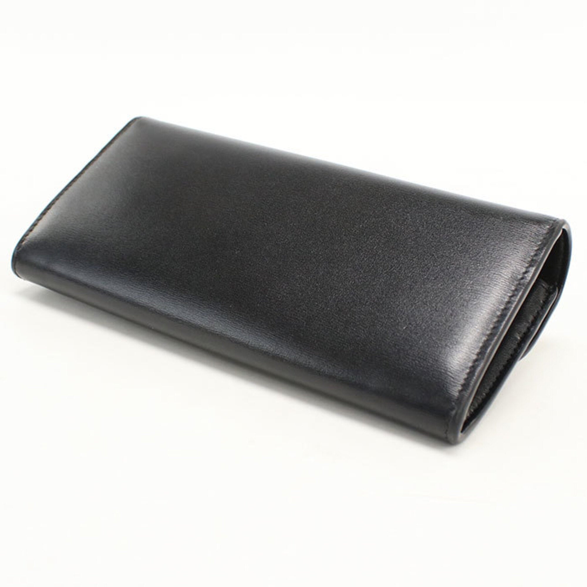 Celine Black Leather Long Wallet (Bi-Fold) (Pre-Owned)