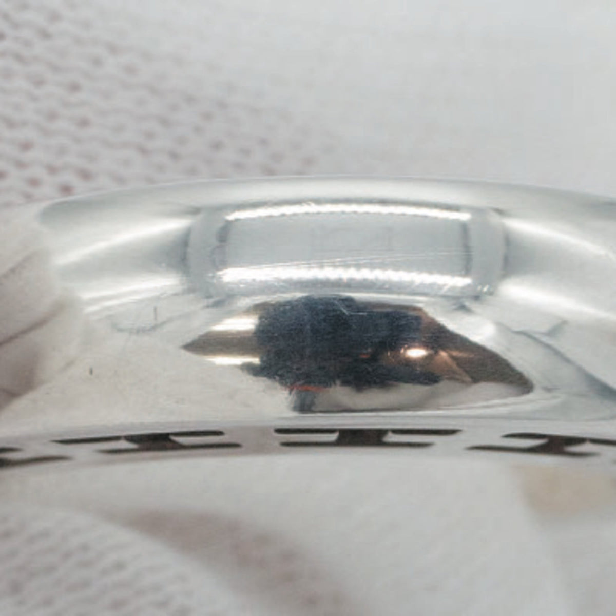 Hermes Sterling Silver 925 Band Ring (Pre-Owned)