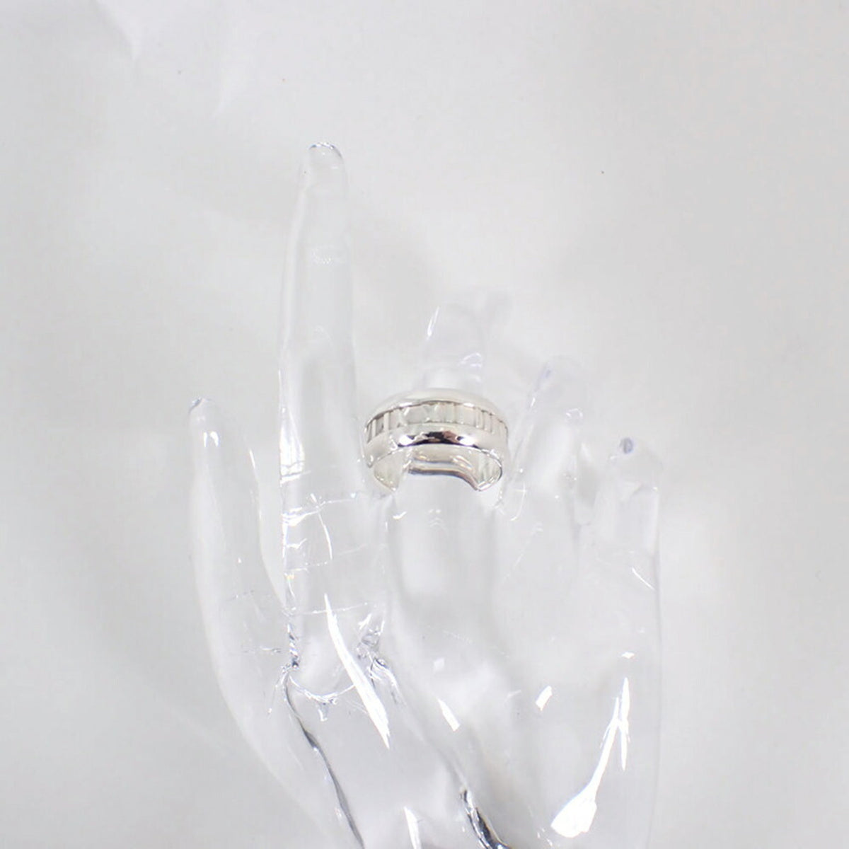 Tiffany Sterling Silver 925 Band Ring (Pre-Owned)