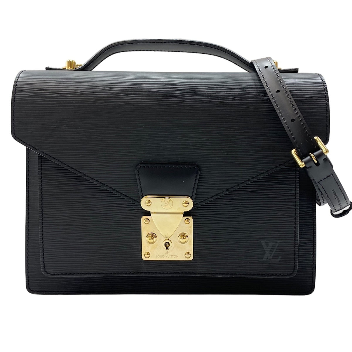 Louis Vuitton Black Handbag (Pre-Owned)