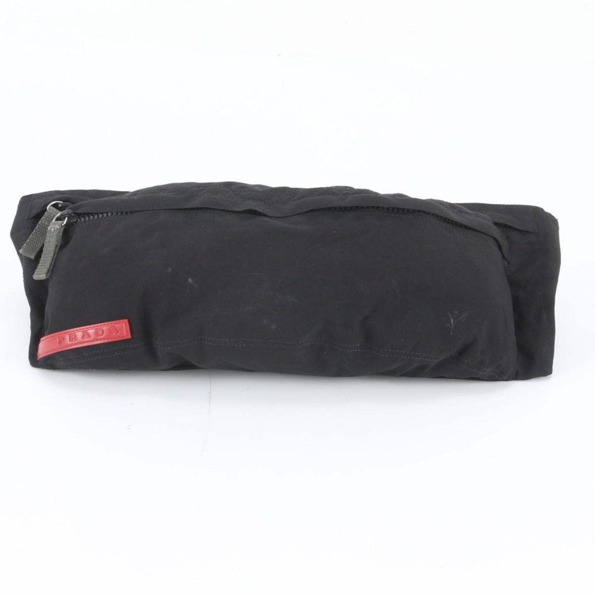 Pradasports Black Leather Nylon Sling Bag (Pre-Owned)