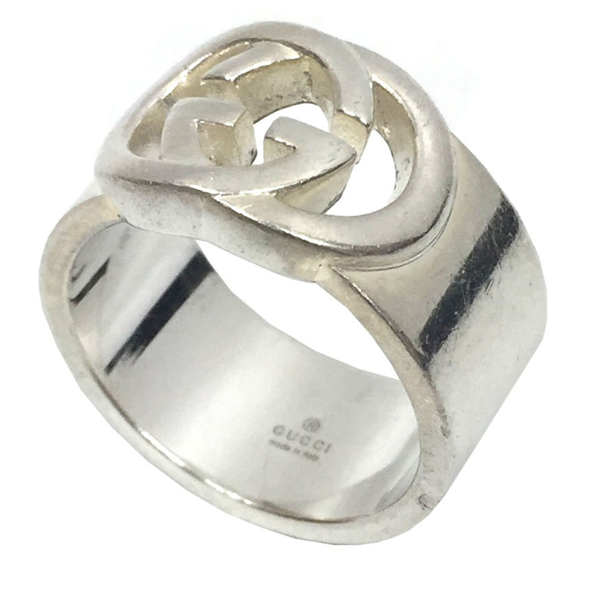 Gucci Silver Silver 925 Band Ring (Pre-Owned)