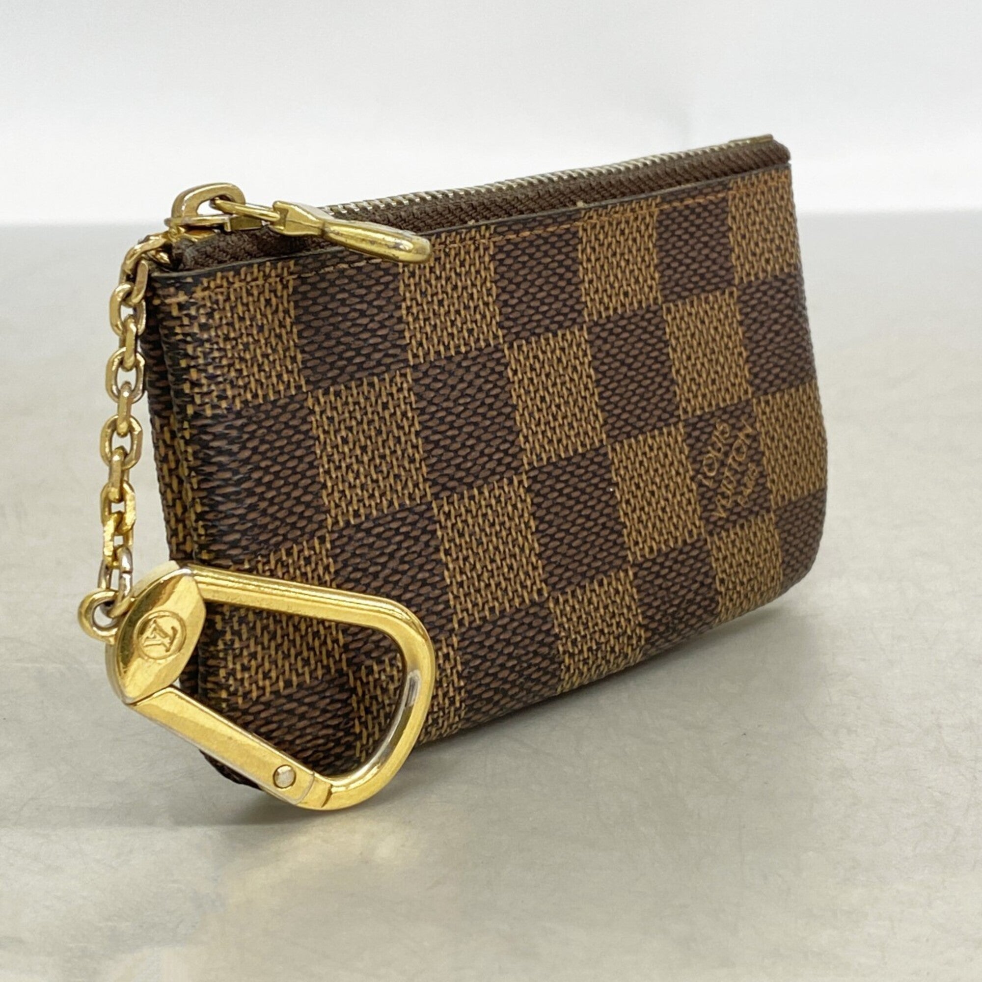 Louis Vuitton Ebene Coin Purse/Coin Case (Pre-Owned)