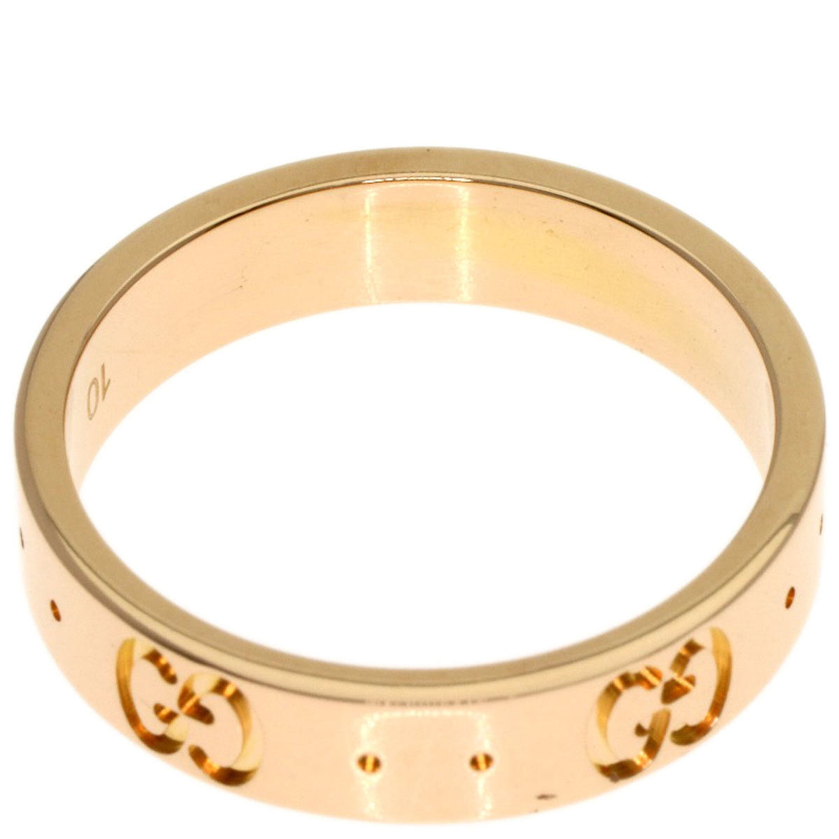 Gucci Pink Gold (18K) Band Ring (Pre-Owned)