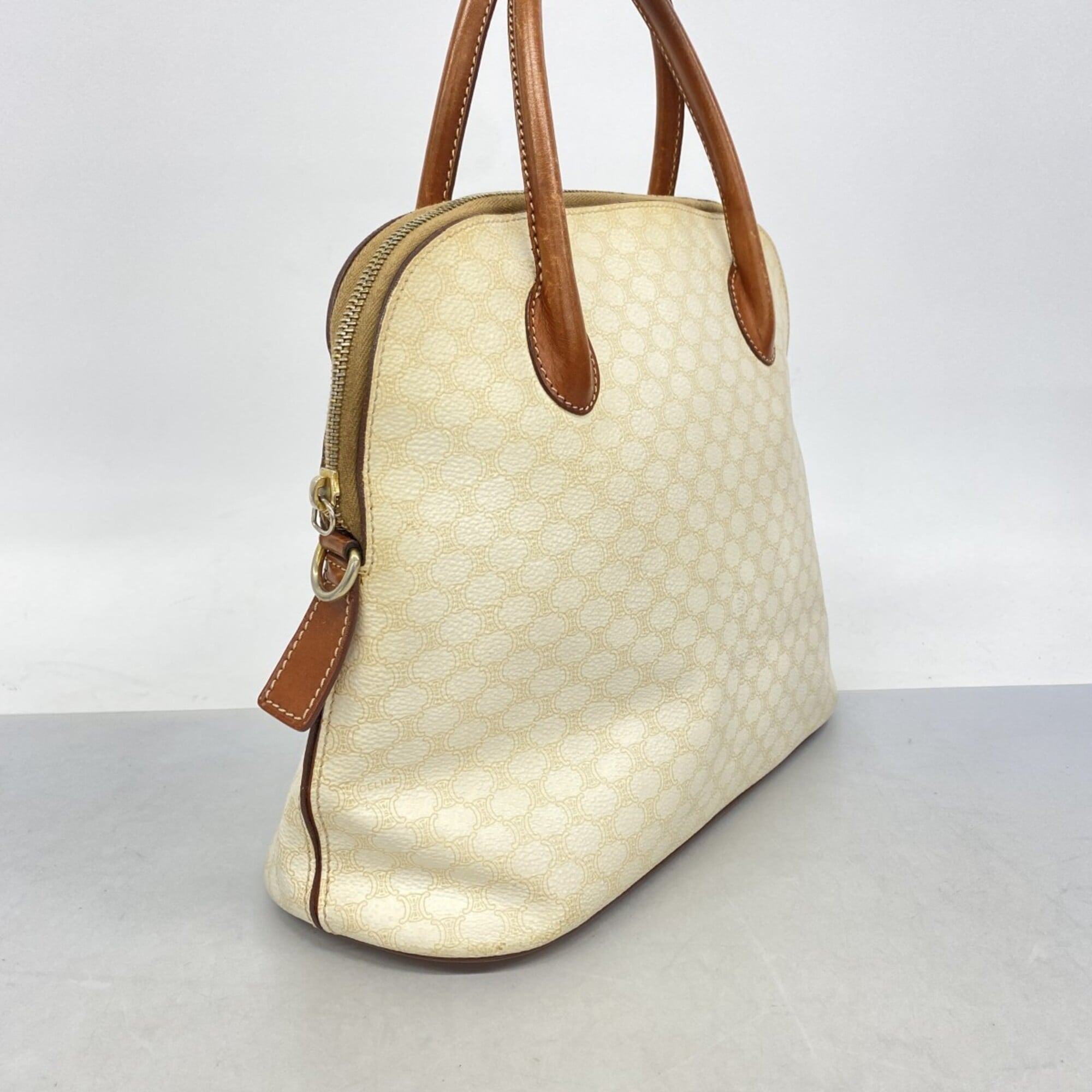 Celine Beige Pvc Handbag (Pre-Owned)