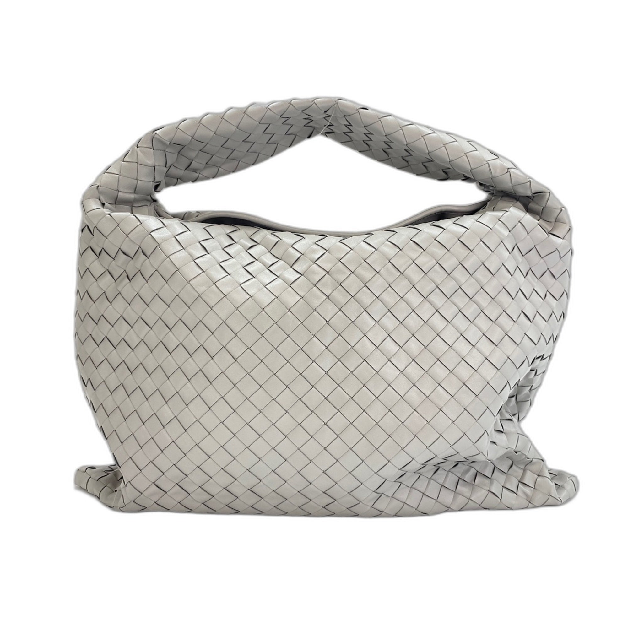 Bottega Veneta Gray Intrecciato Tote Bag (Pre-Owned)