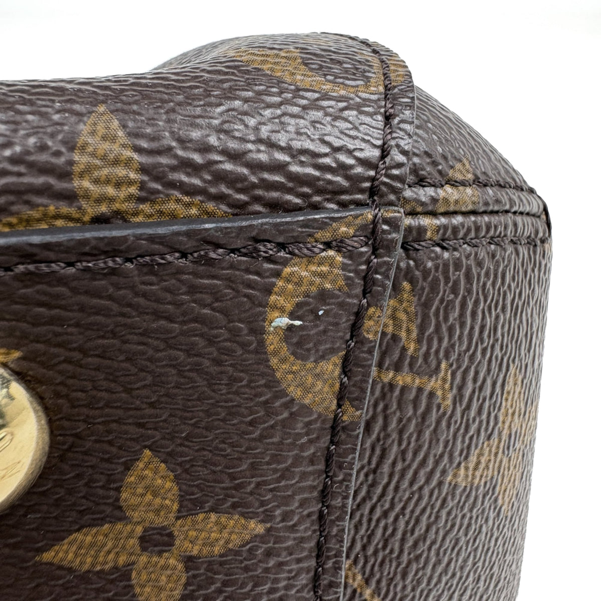 Louis Vuitton Brown Monogram Handbag Shoulder Bag (Pre-Owned)