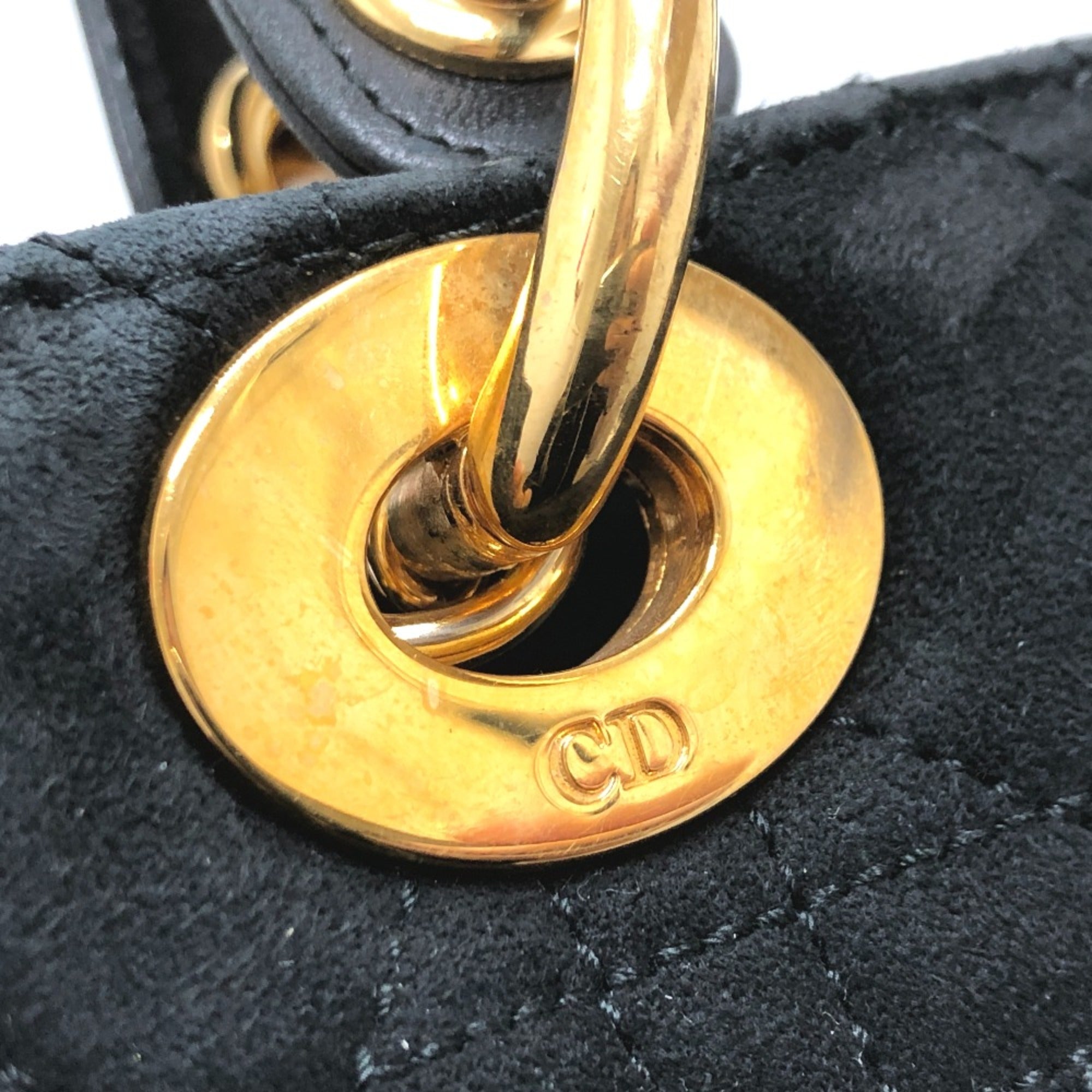 Christian Dior Black Leather Handbag (Pre-Owned)