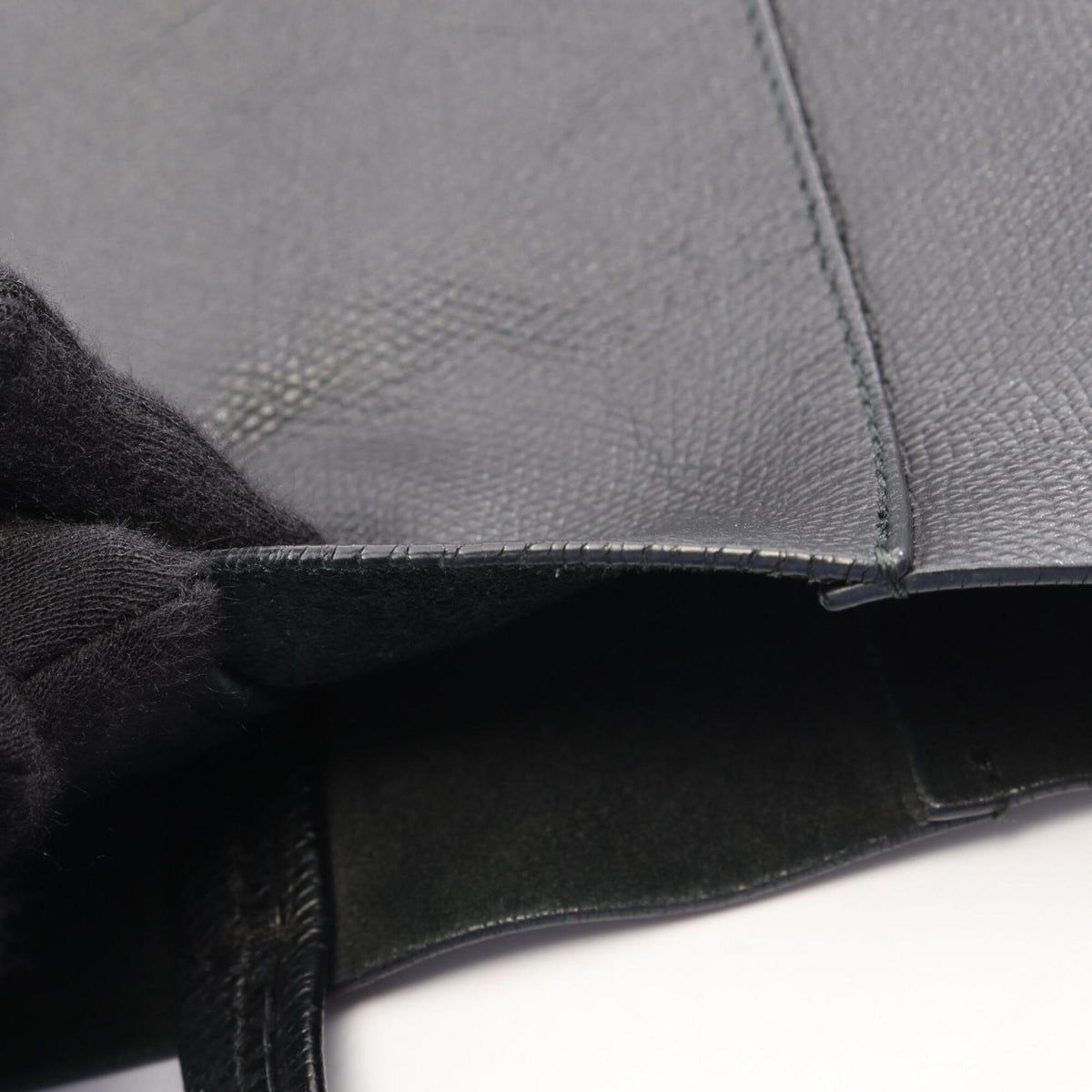 Celine Black Leather Handbag Tote Bag (Pre-Owned)