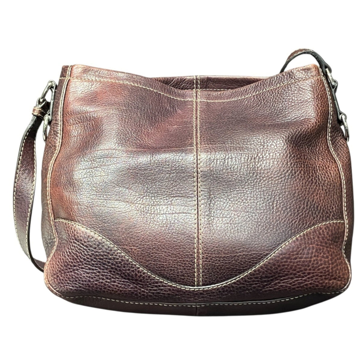 Gucci Wine Leather Shoulder Bag (Pre-Owned)