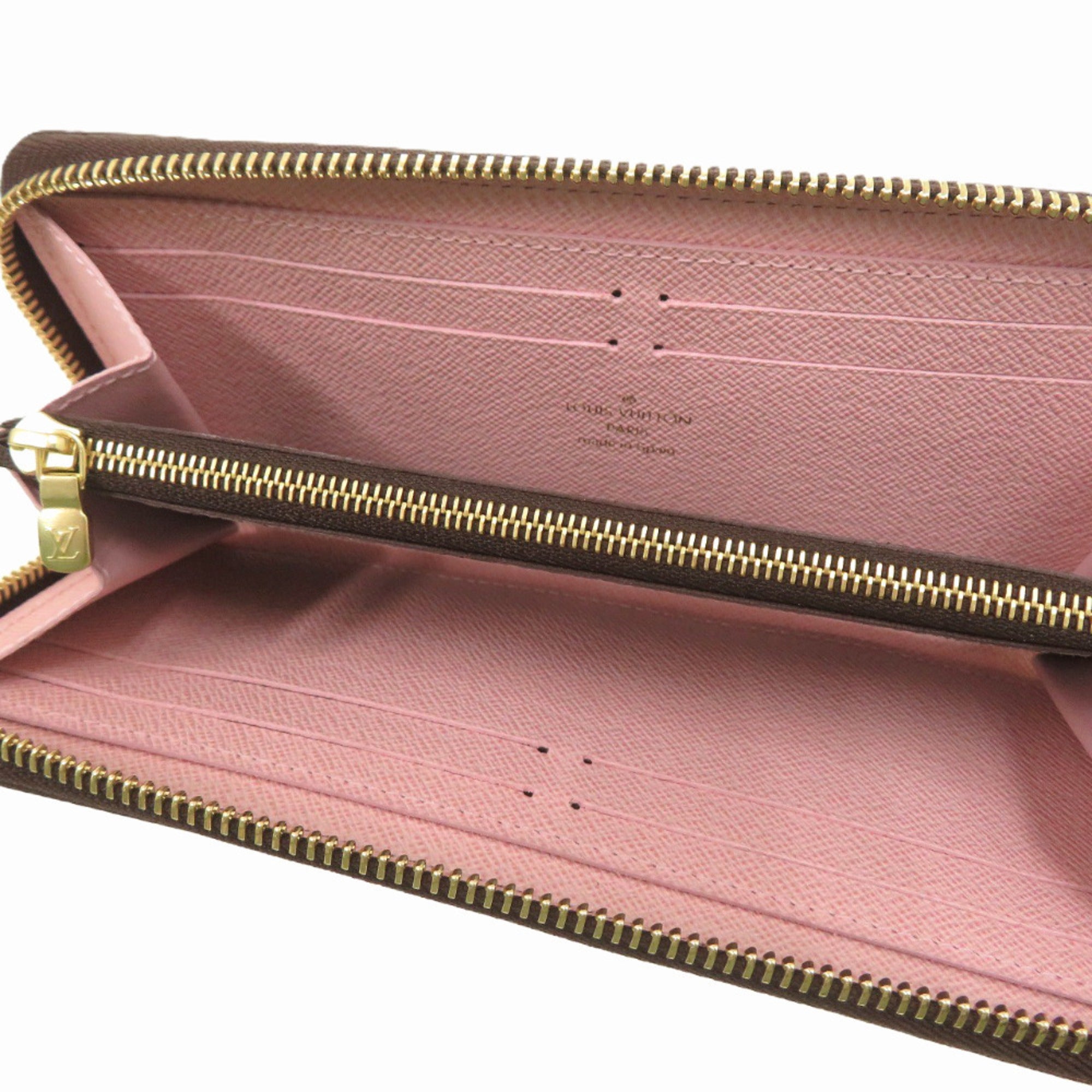 Louis Vuitton Brown Monogram Rose Ballerine Monogram Long Wallet (Bi-Fold) (Pre-Owned)