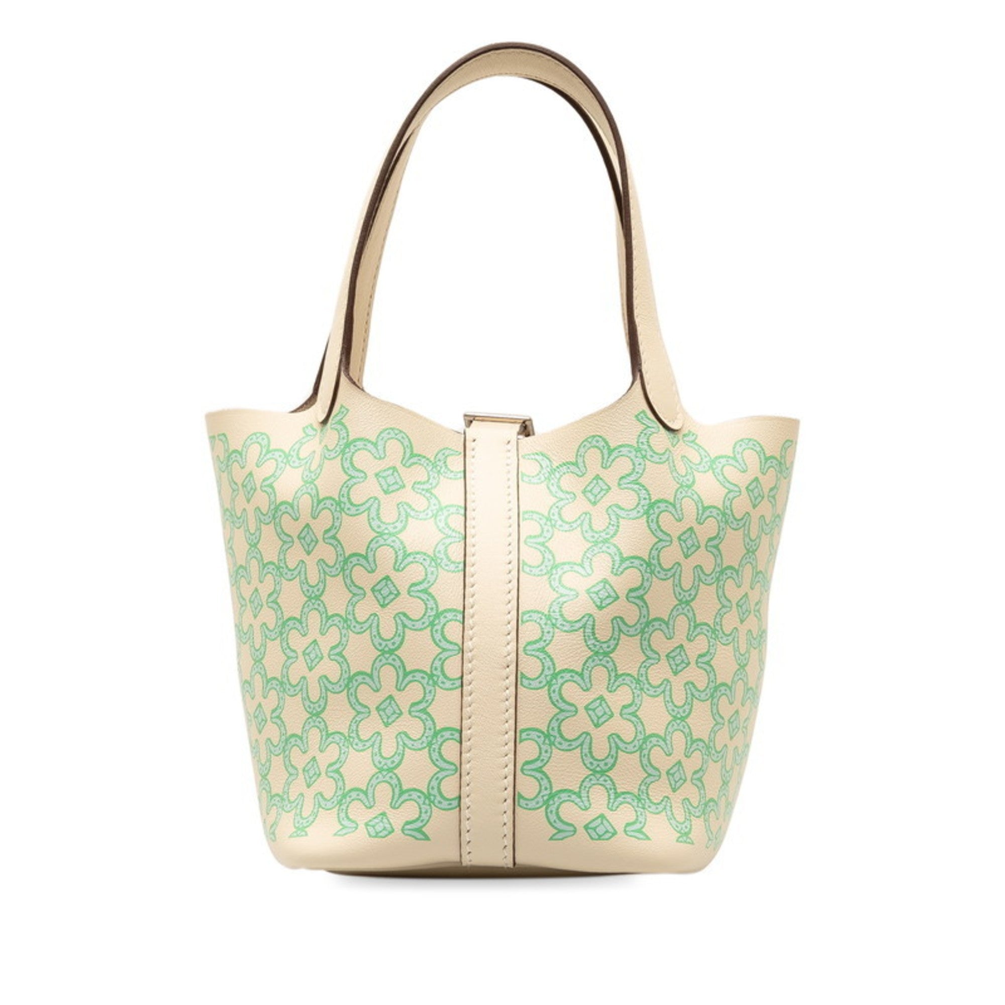 Hermes Vert Swift Leather Handbag (Pre-Owned)