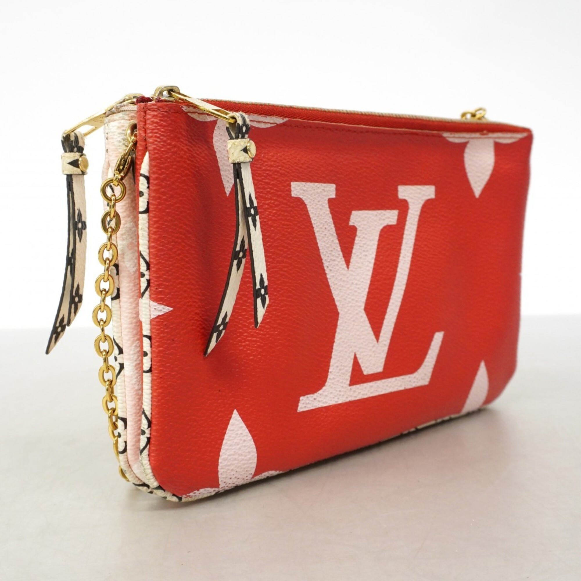 Louis Vuitton Pink Red Color Shoulder Bag (Pre-Owned)