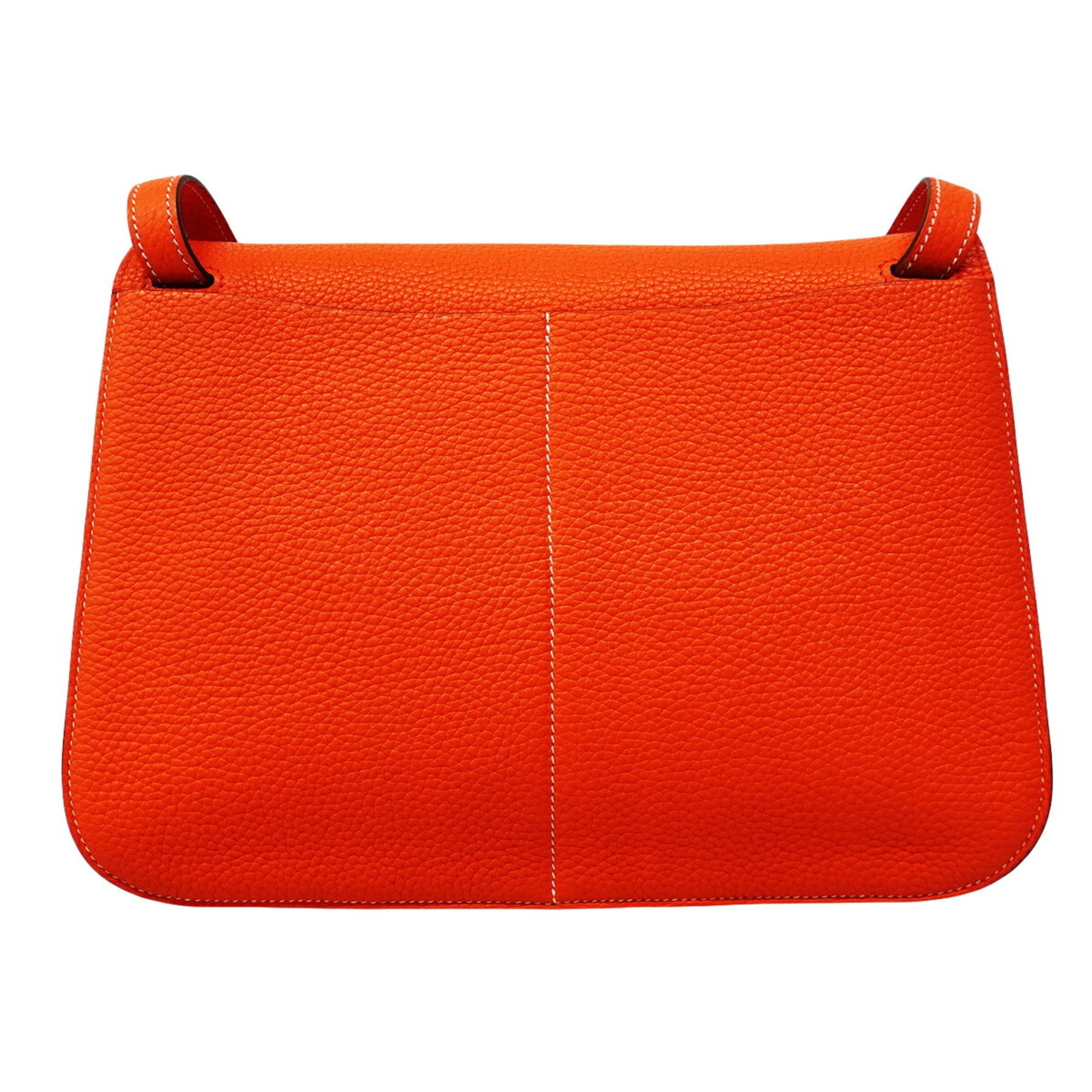 Hermes Capucine Taurillon Clemence Leather Handbag (Pre-Owned)