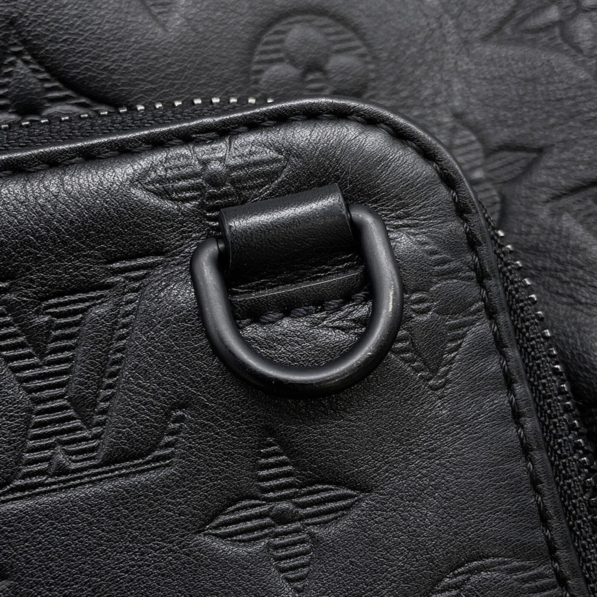 Louis Vuitton Black Monogram Noir Monogram Shadow Handbag Sling Bag (Pre-Owned)