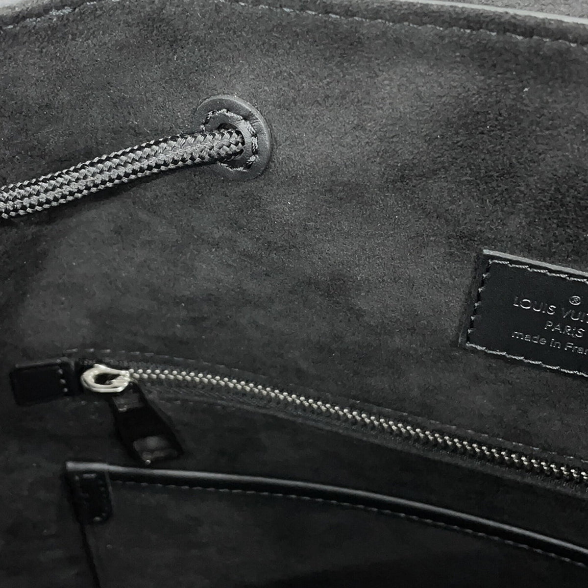 Louis Vuitton Noir Epi Leather Backpack (Pre-Owned)