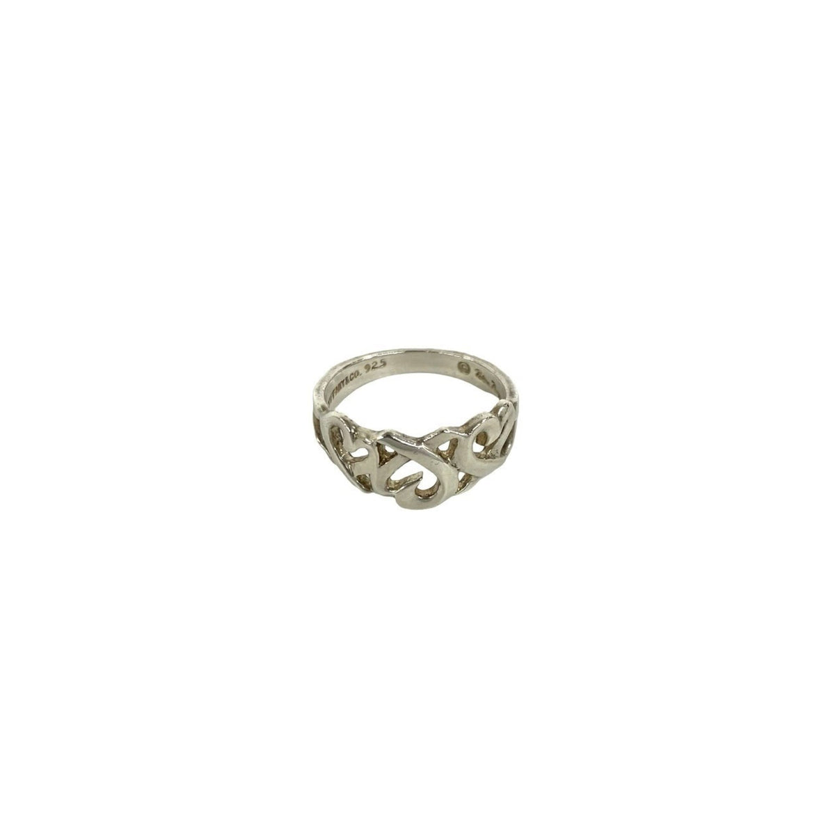 Tiffany Silver Silver 925 Band Ring (Pre-Owned)
