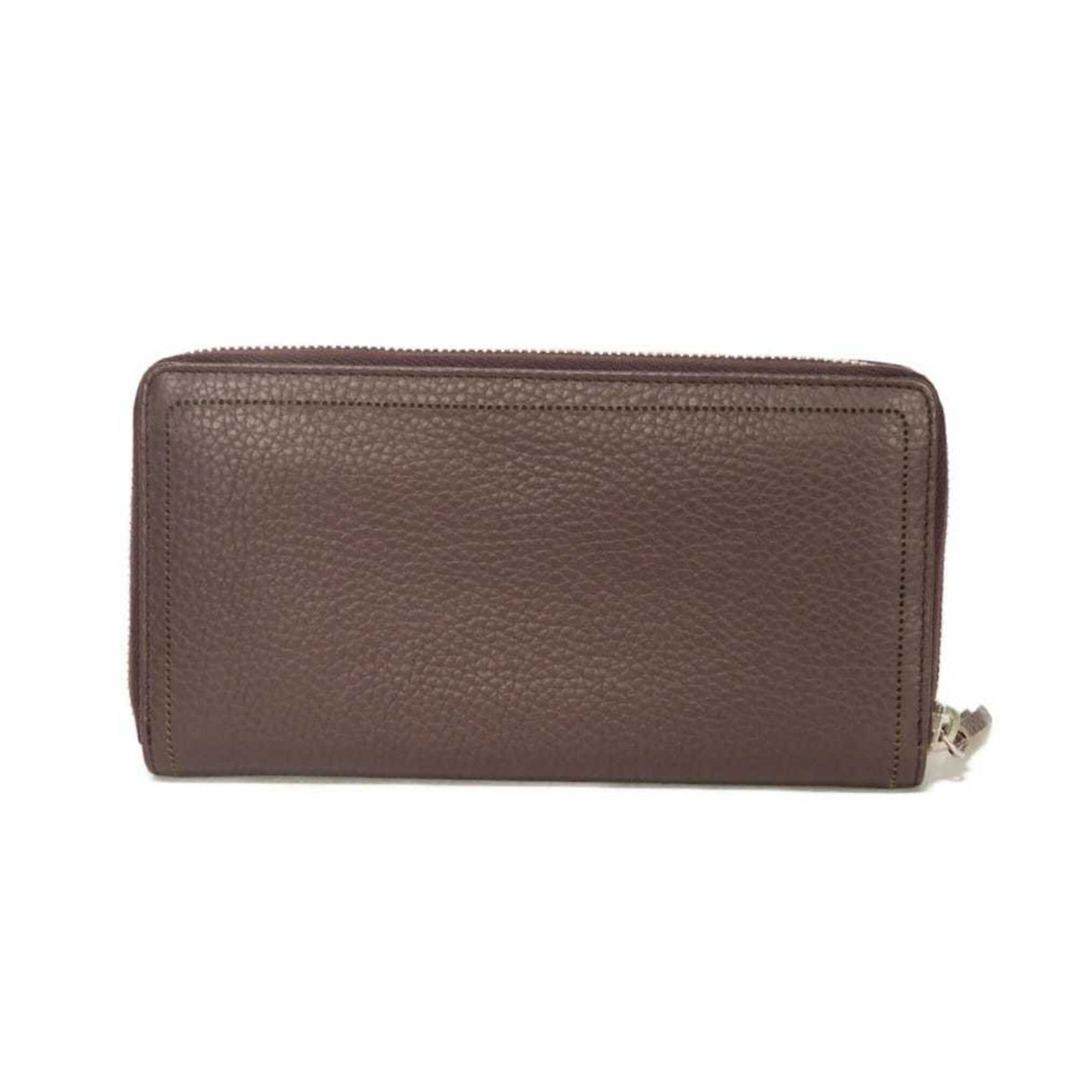 Balenciaga Bordeaux Leather Long Wallet (Bi-Fold) (Pre-Owned)