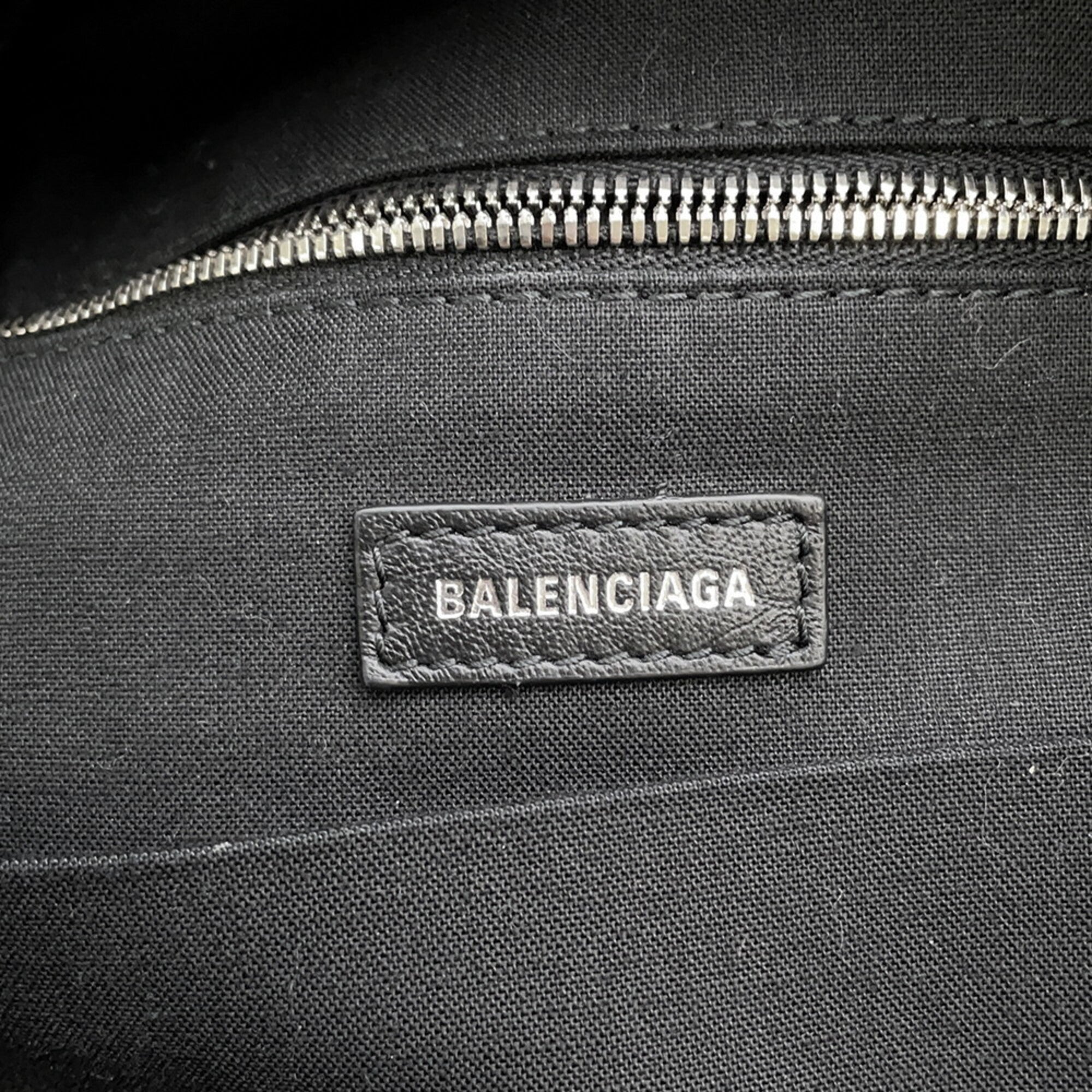 Balenciaga Black Leather Backpack (Pre-Owned)