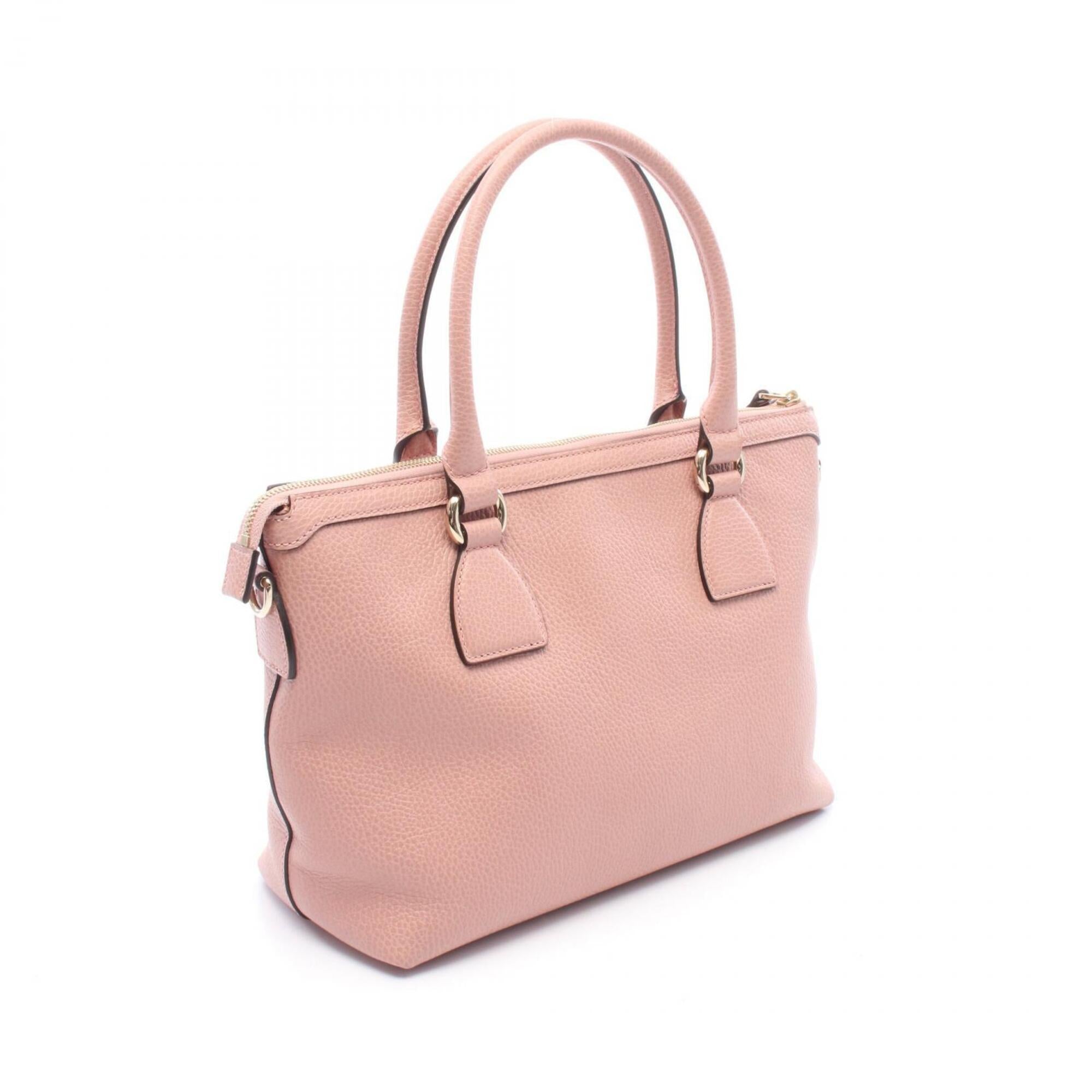 Gucci Pink Leather Handbag (Pre-Owned)