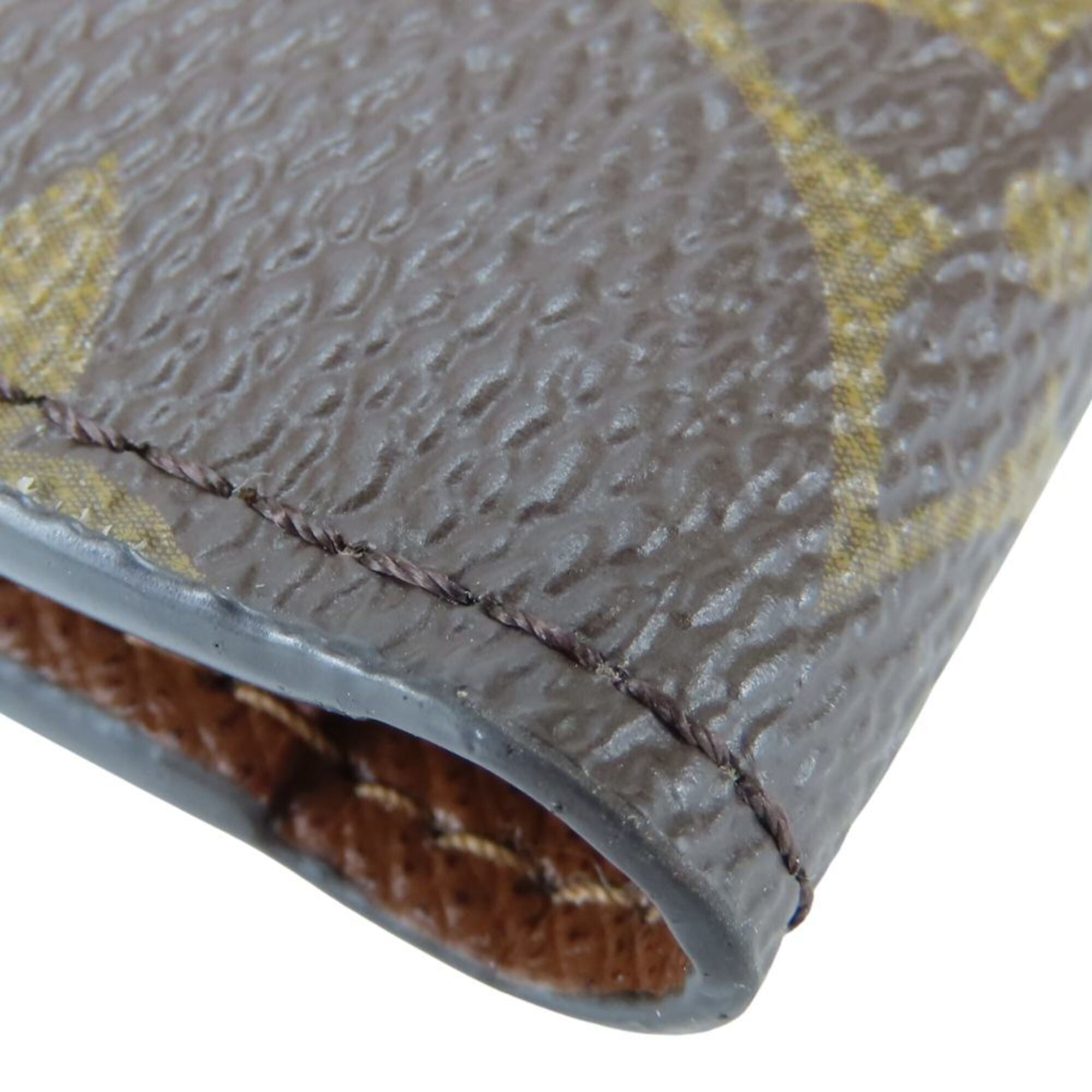 Louis Vuitton Brown Monogram Wallet (Tri-Fold) (Pre-Owned)