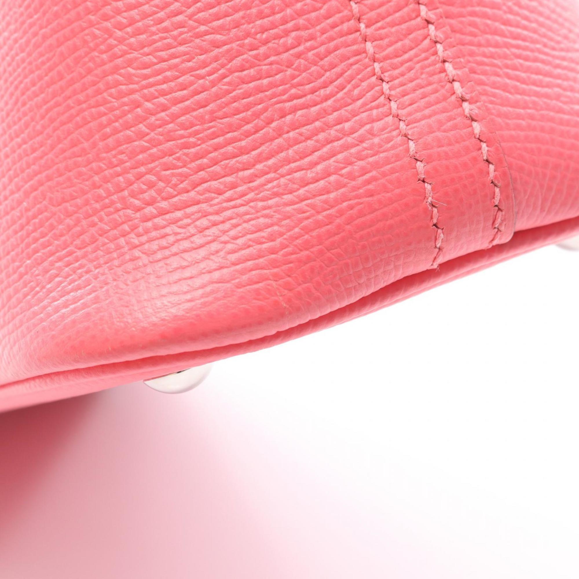 Hermes Pink Leather Epsom Leather Handbag (Pre-Owned)