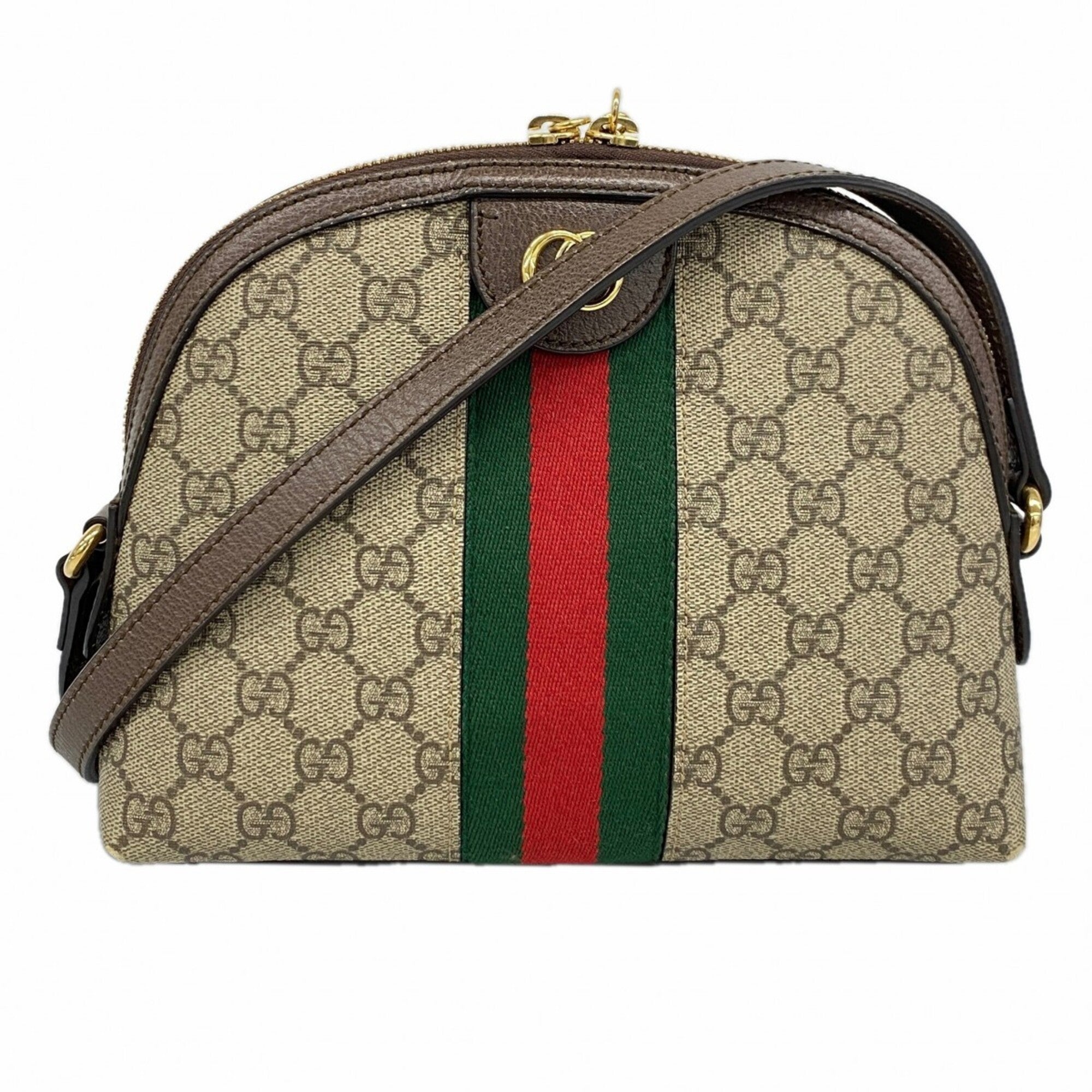 Gucci Brown Pvc Shoulder Bag (Pre-Owned)