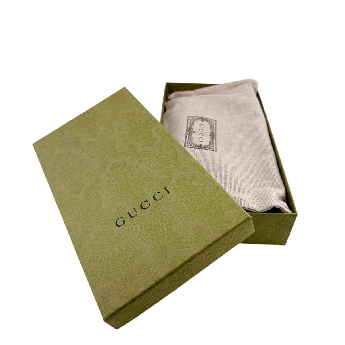 Gucci Orange Leather Long Wallet (Bi-Fold) (Pre-Owned)