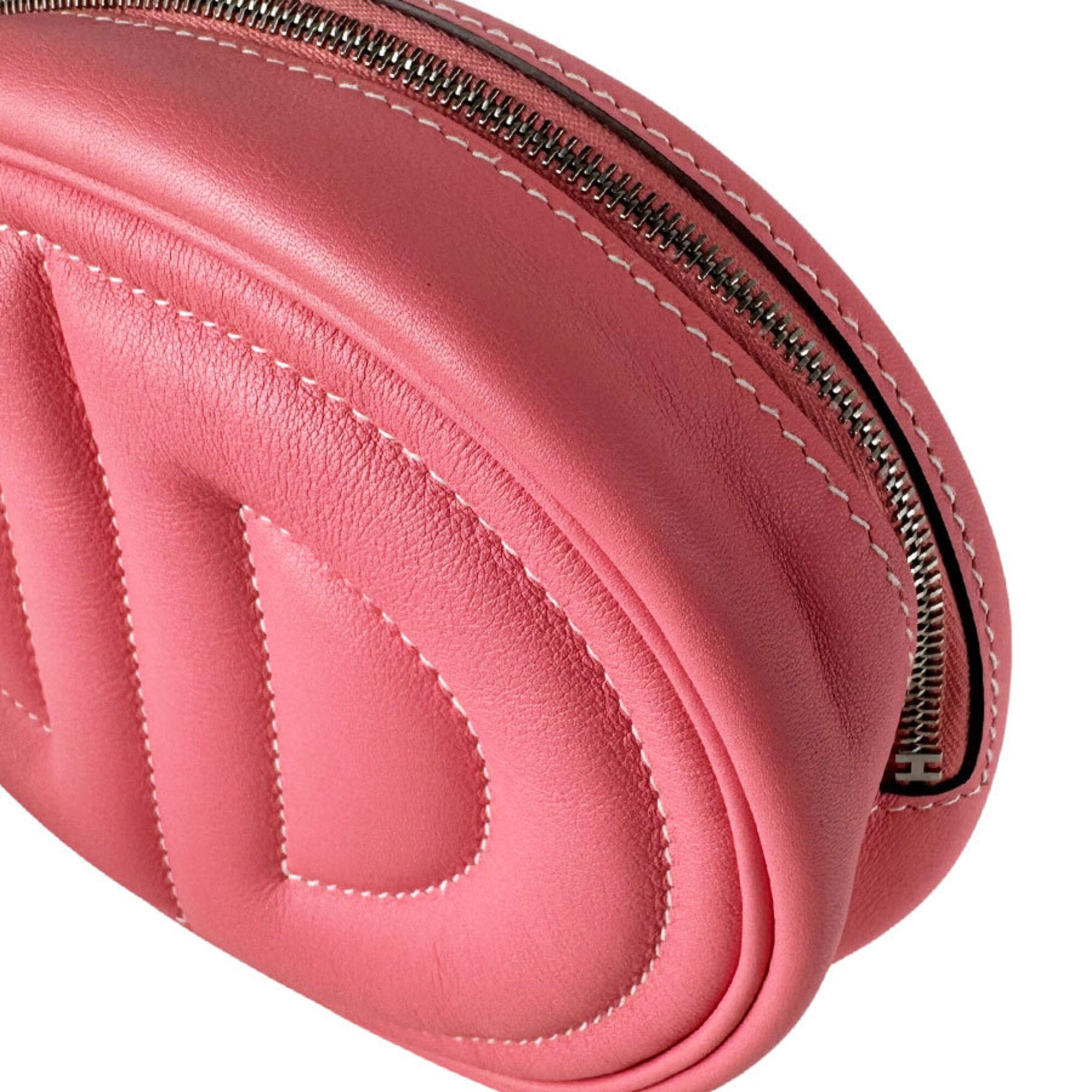 Hermes Pink Swift Leather Shoulder Bag (Pre-Owned)