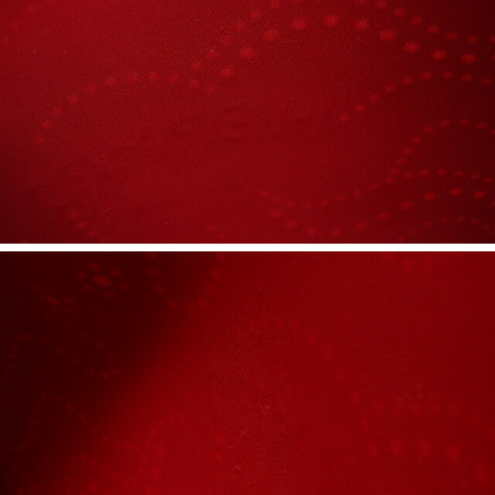 Hermes Red Color Polyamide 80% Pouch (Pre-Owned)