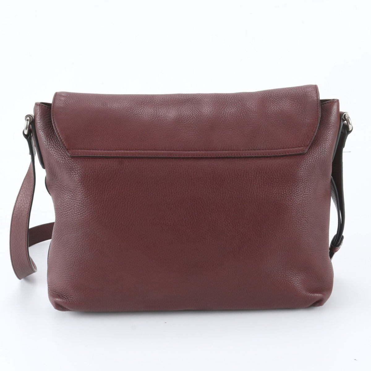 Gucci Red Color Wine Leather Messenger Bag Shoulder Bag (Pre-Owned)