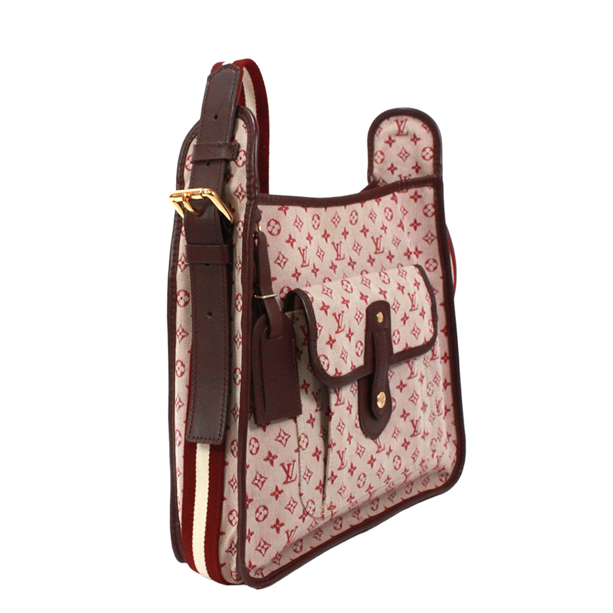 Louis Vuitton Cerise Red Color Monogram Mini Shoulder Bag (Pre-Owned)