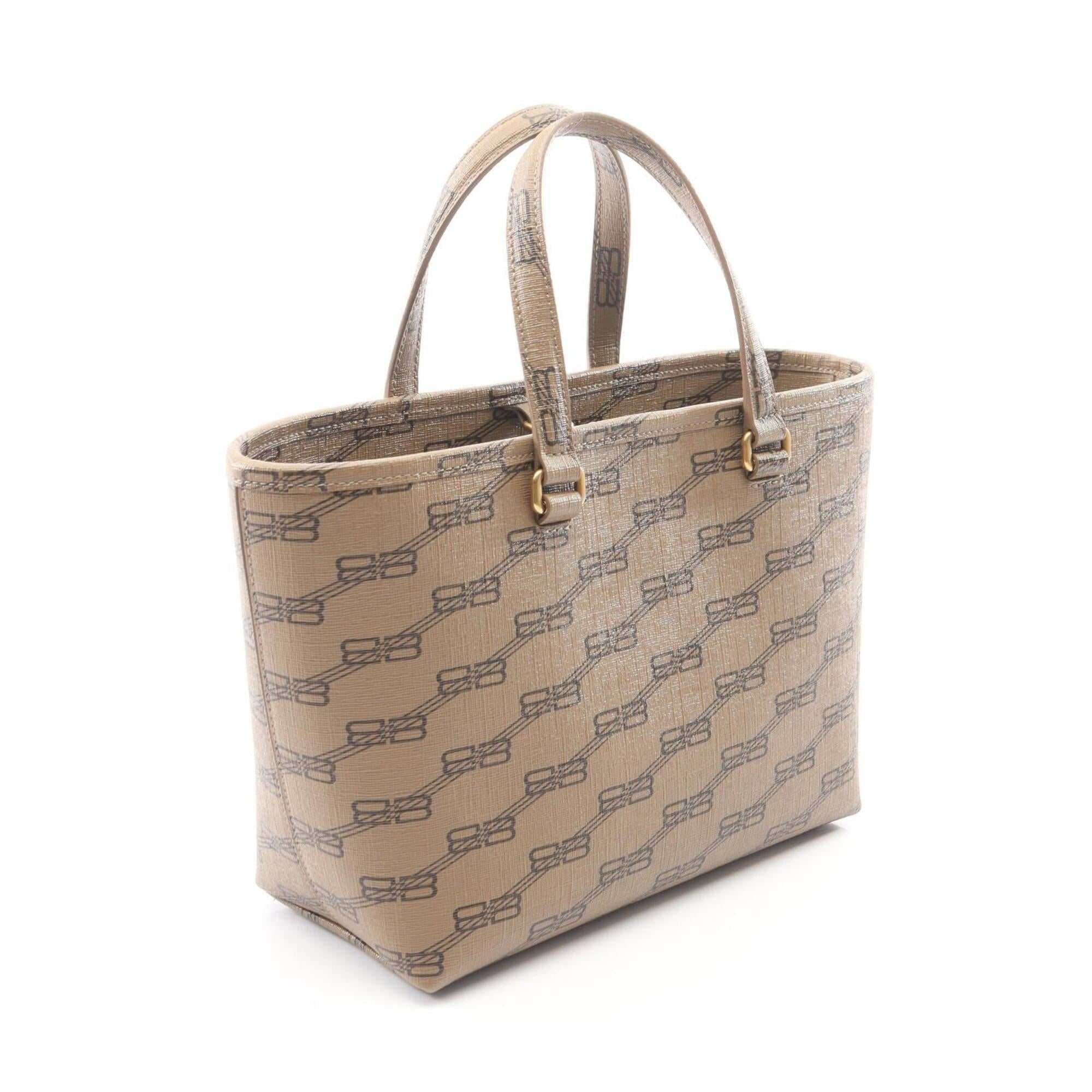 Balenciaga Brown Coated Canvas Handbag (Pre-Owned)