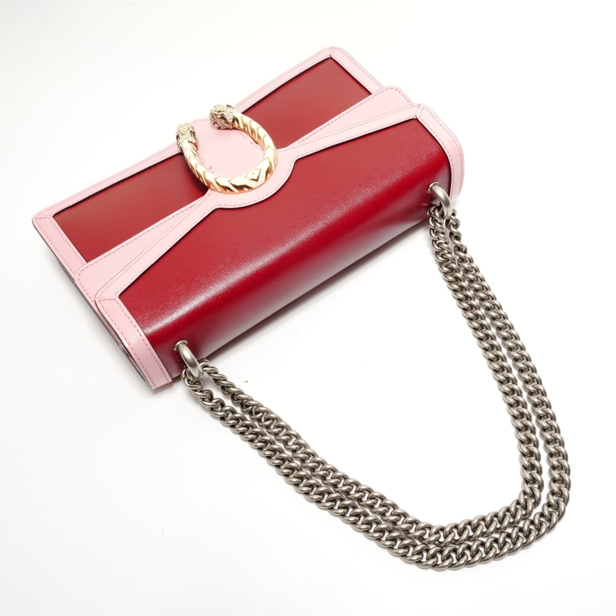 Gucci Red Color Shoulder Bag (Pre-Owned)