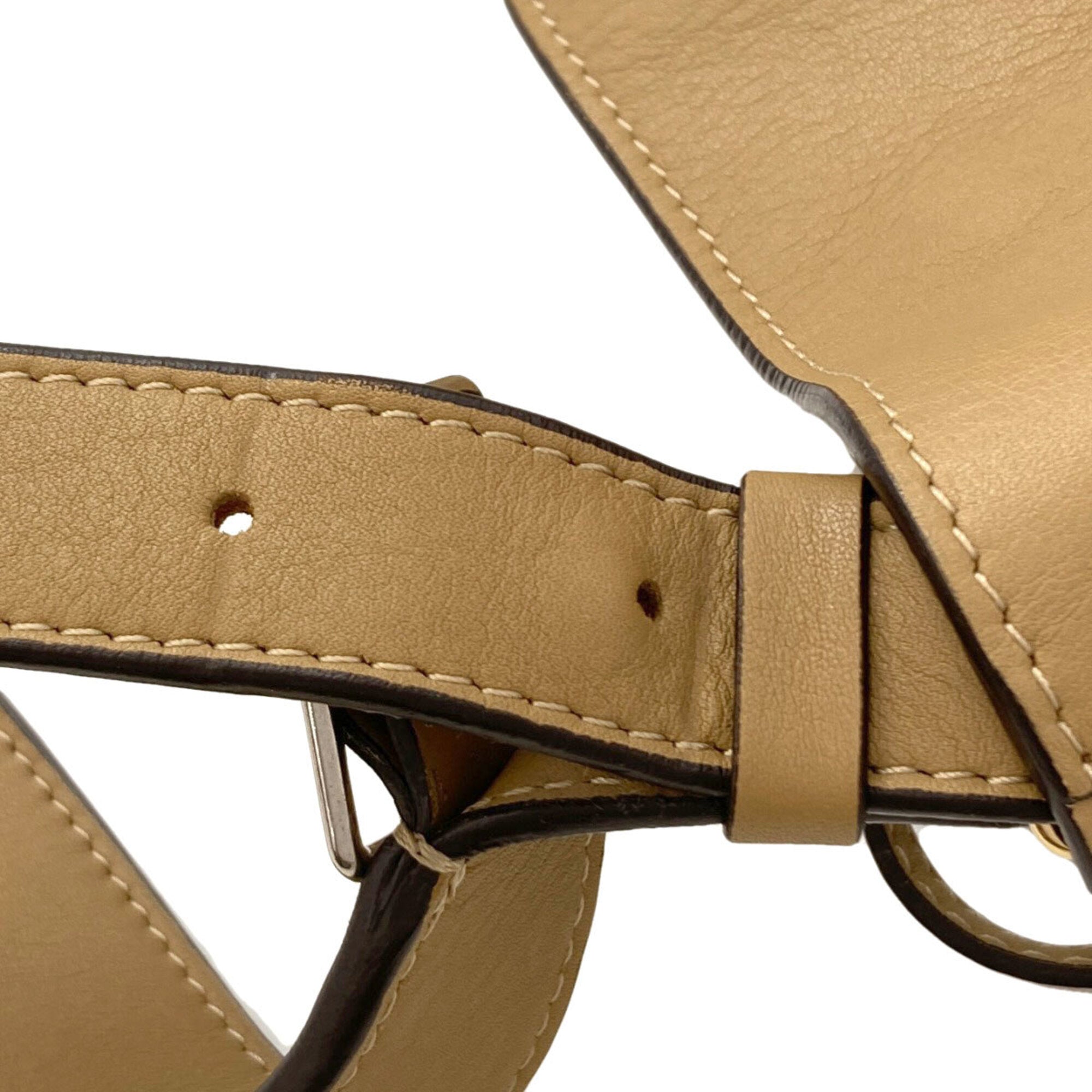 Celine Brown Leather Shoulder Bag (Pre-Owned)