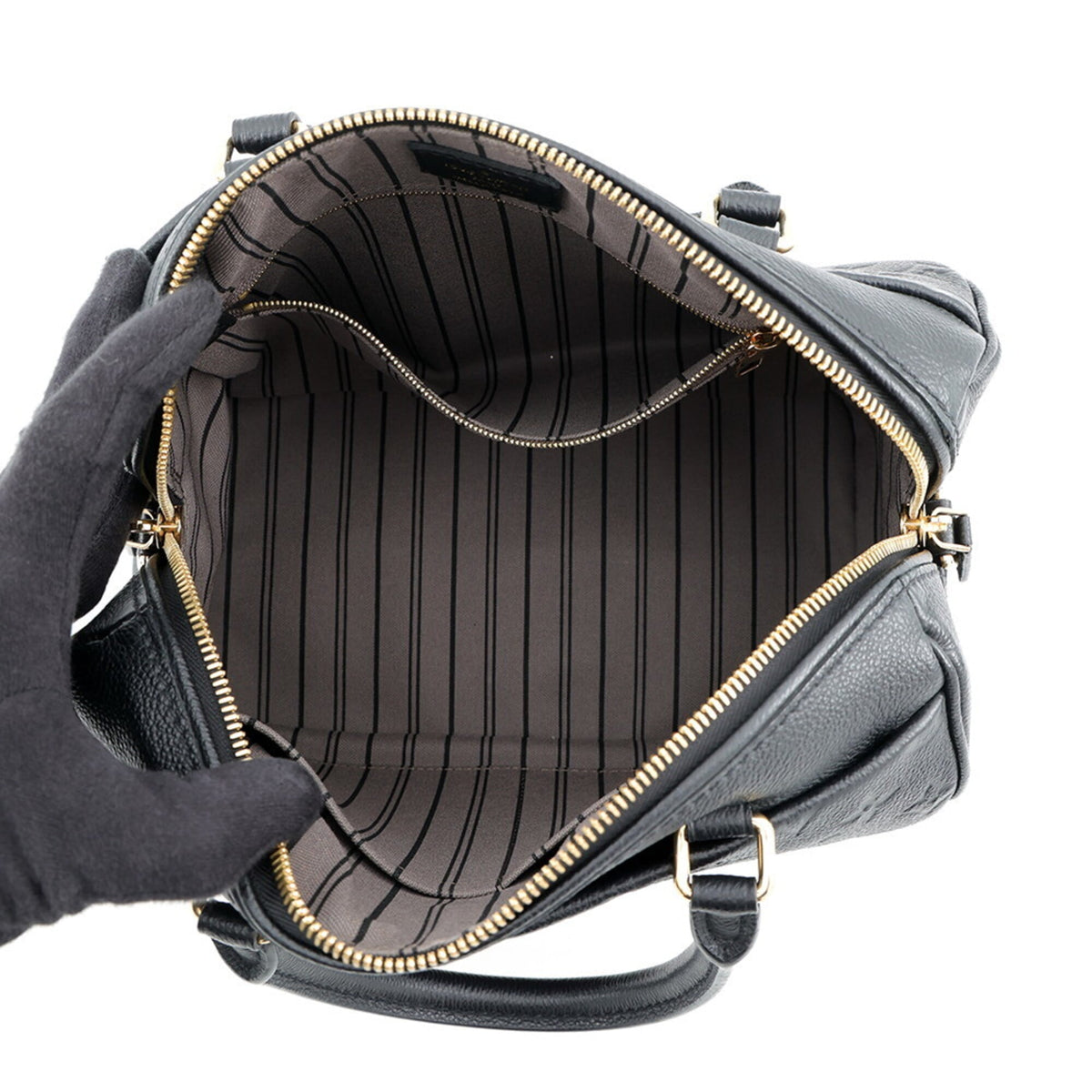 Louis Vuitton Monogram Empreinte Black Noir Monogram Empreinte Handbag (Pre-Owned)