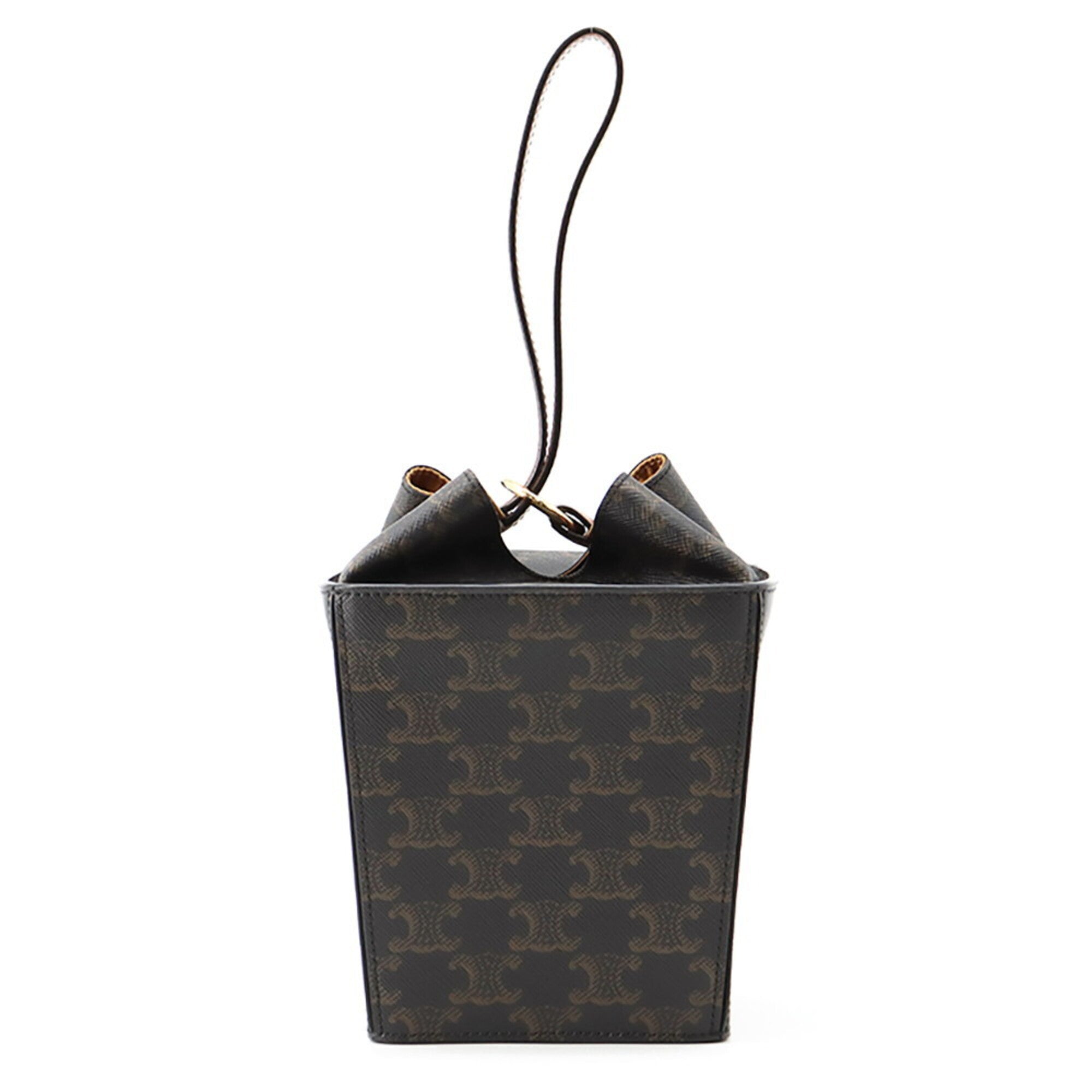 Celine Camel Pvc Leather Handbag (Pre-Owned)