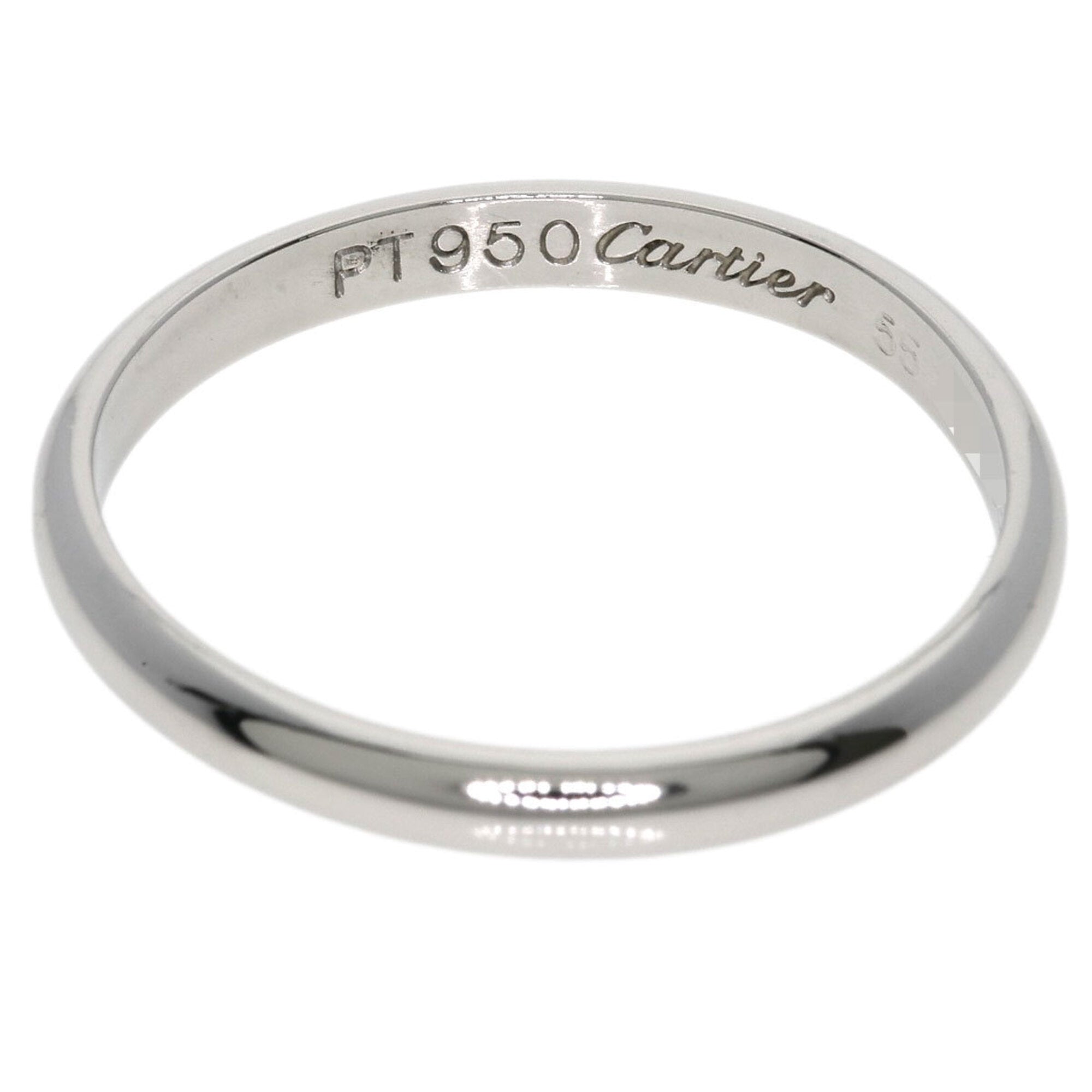 Cartier Platinum 950 Band Ring (Pre-Owned)