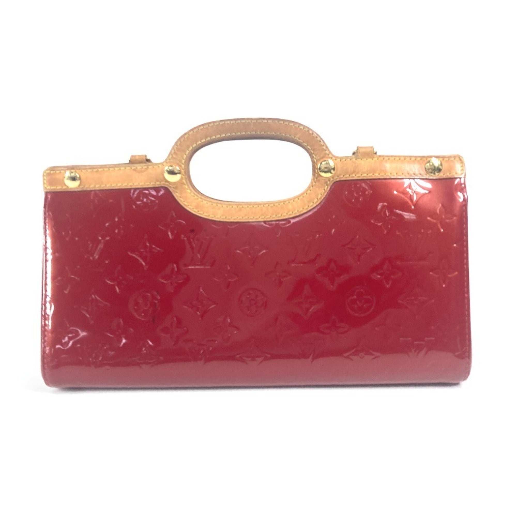Louis Vuitton Monogram Vernis Red Color Monogram Vernis Handbag (Pre-Owned)