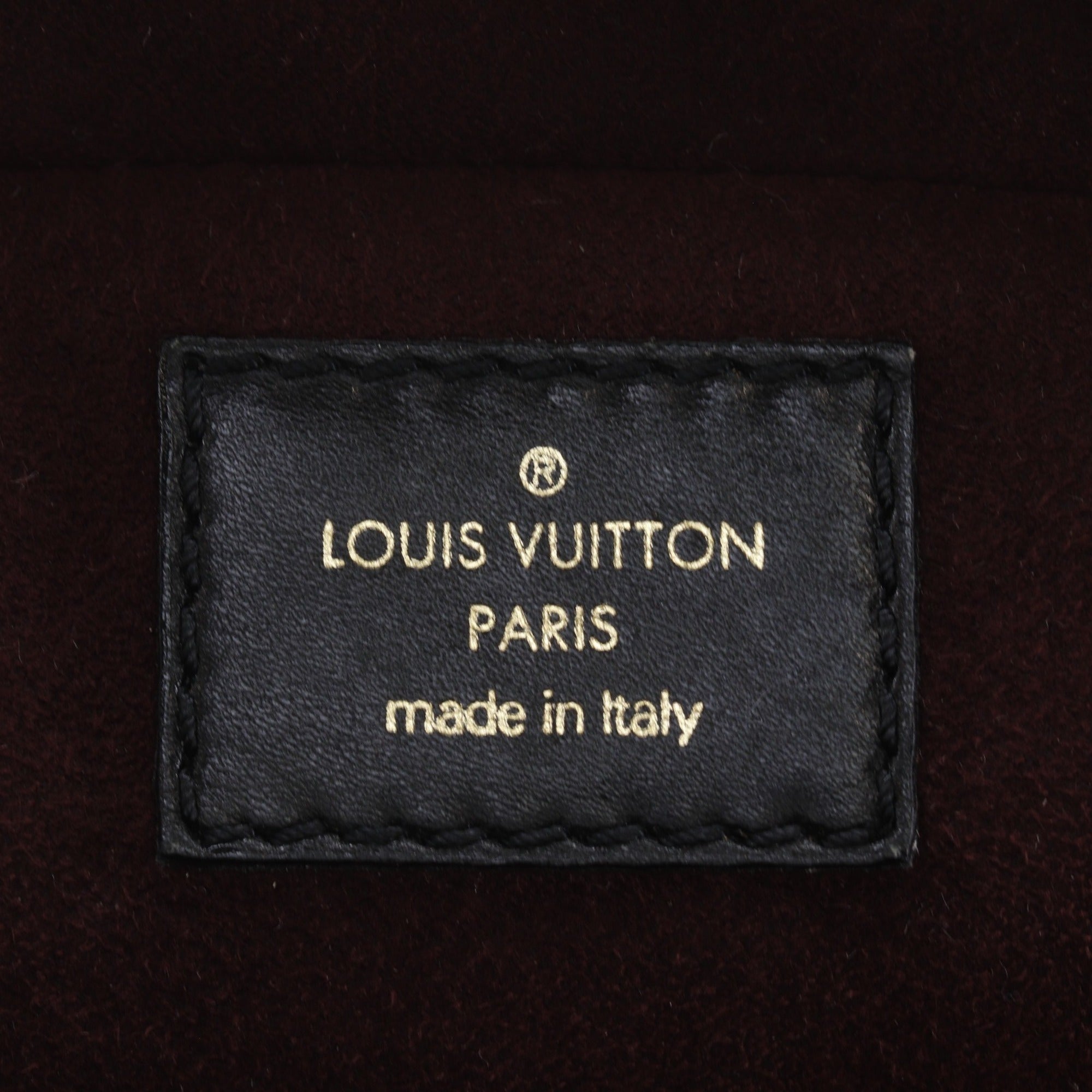 Louis Vuitton Black Monogram Noir Monogram Leather Handbag (Pre-Owned)