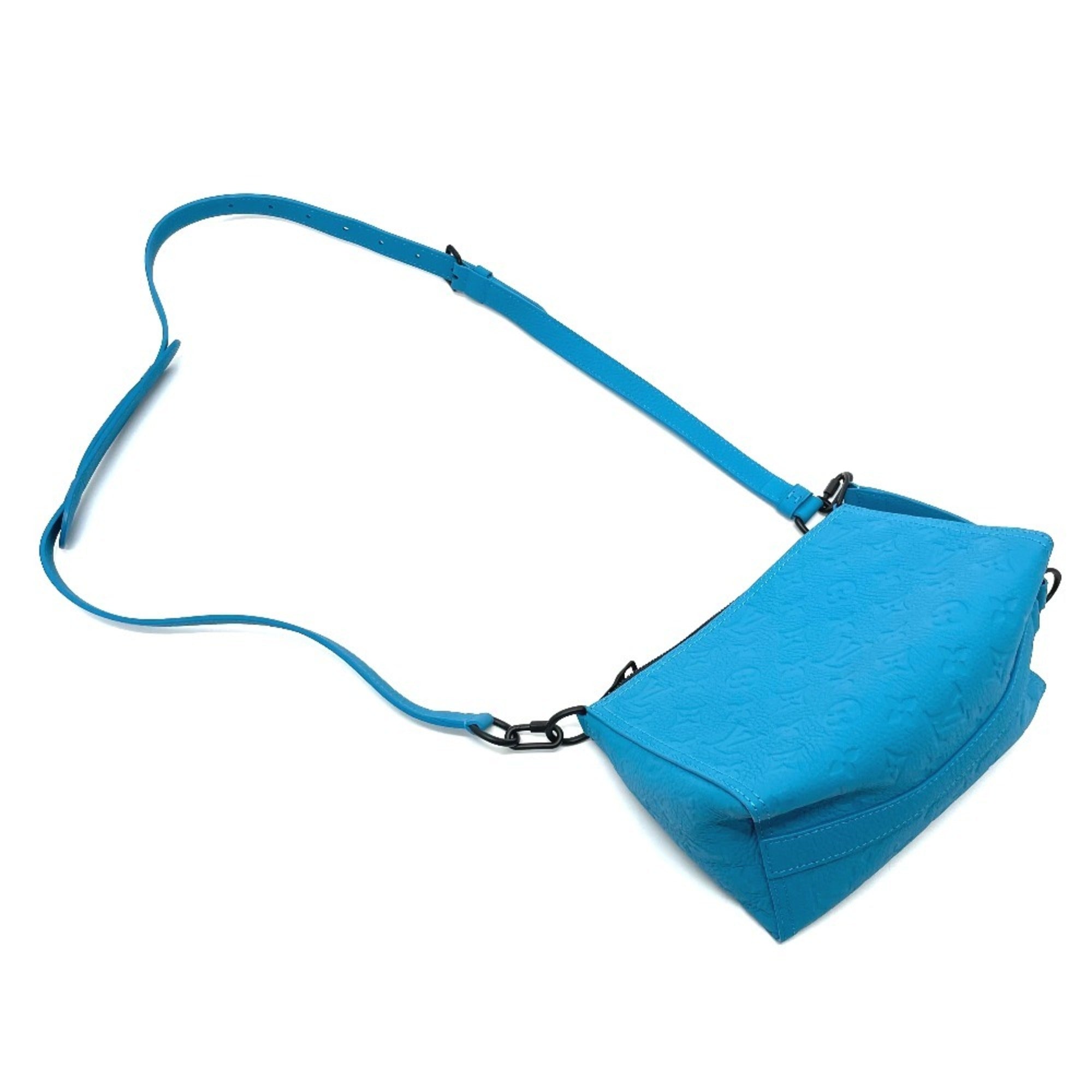 Louis Vuitton Blue Monogram Empreinte Shoulder Bag (Pre-Owned)