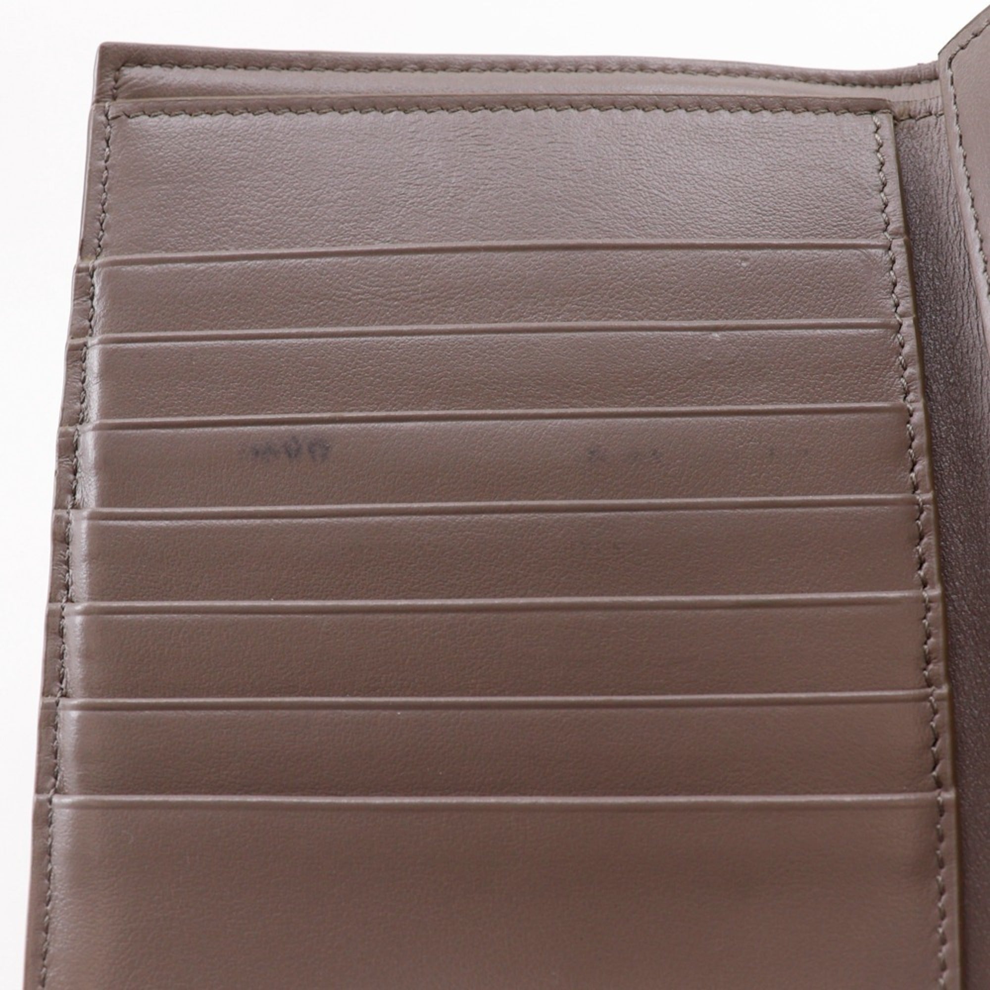 Celine Grayish Leather Wallet (Bi-Fold) (Pre-Owned)