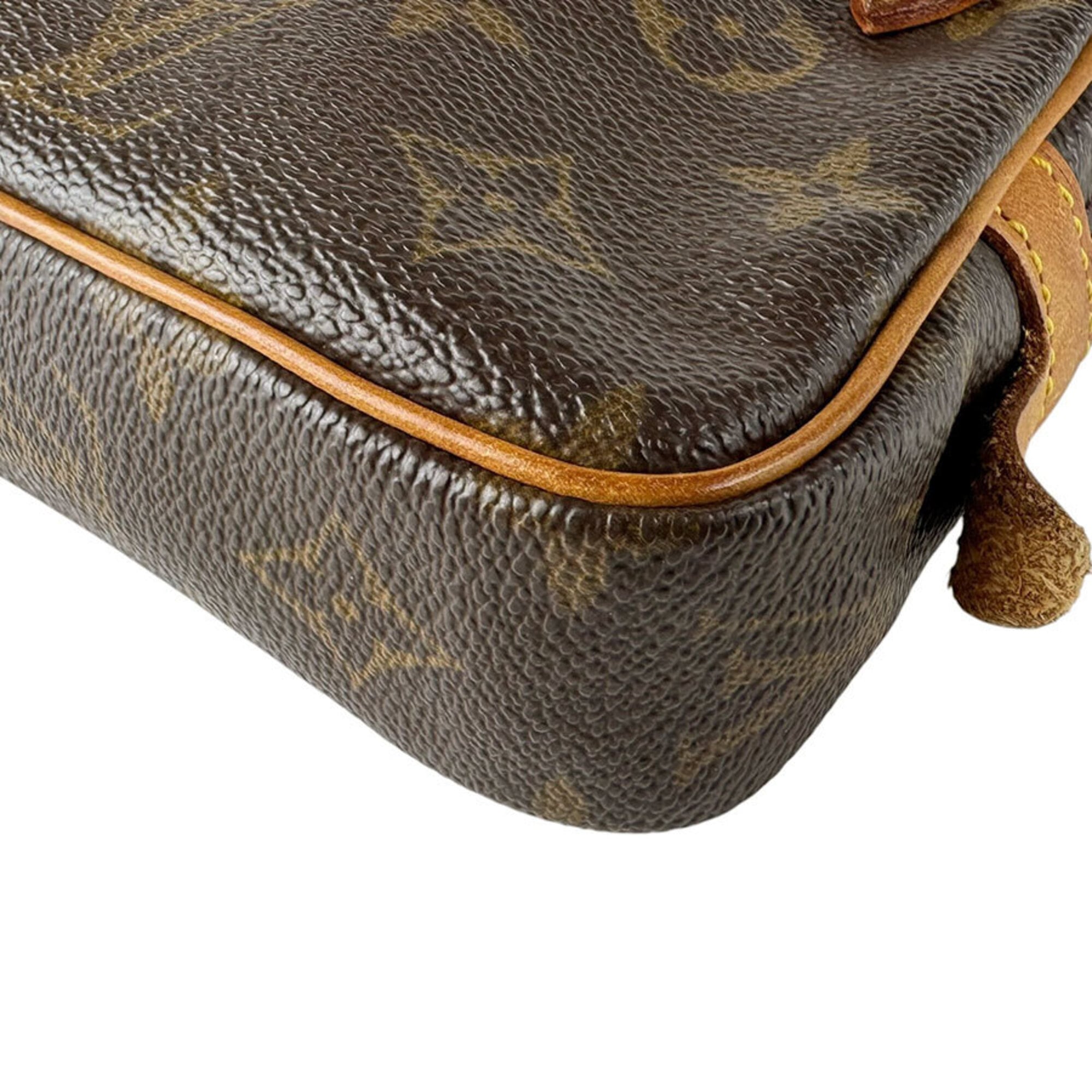 Louis Vuitton Brown Monogram Monogram Pochette Shoulder Bag (Pre-Owned)